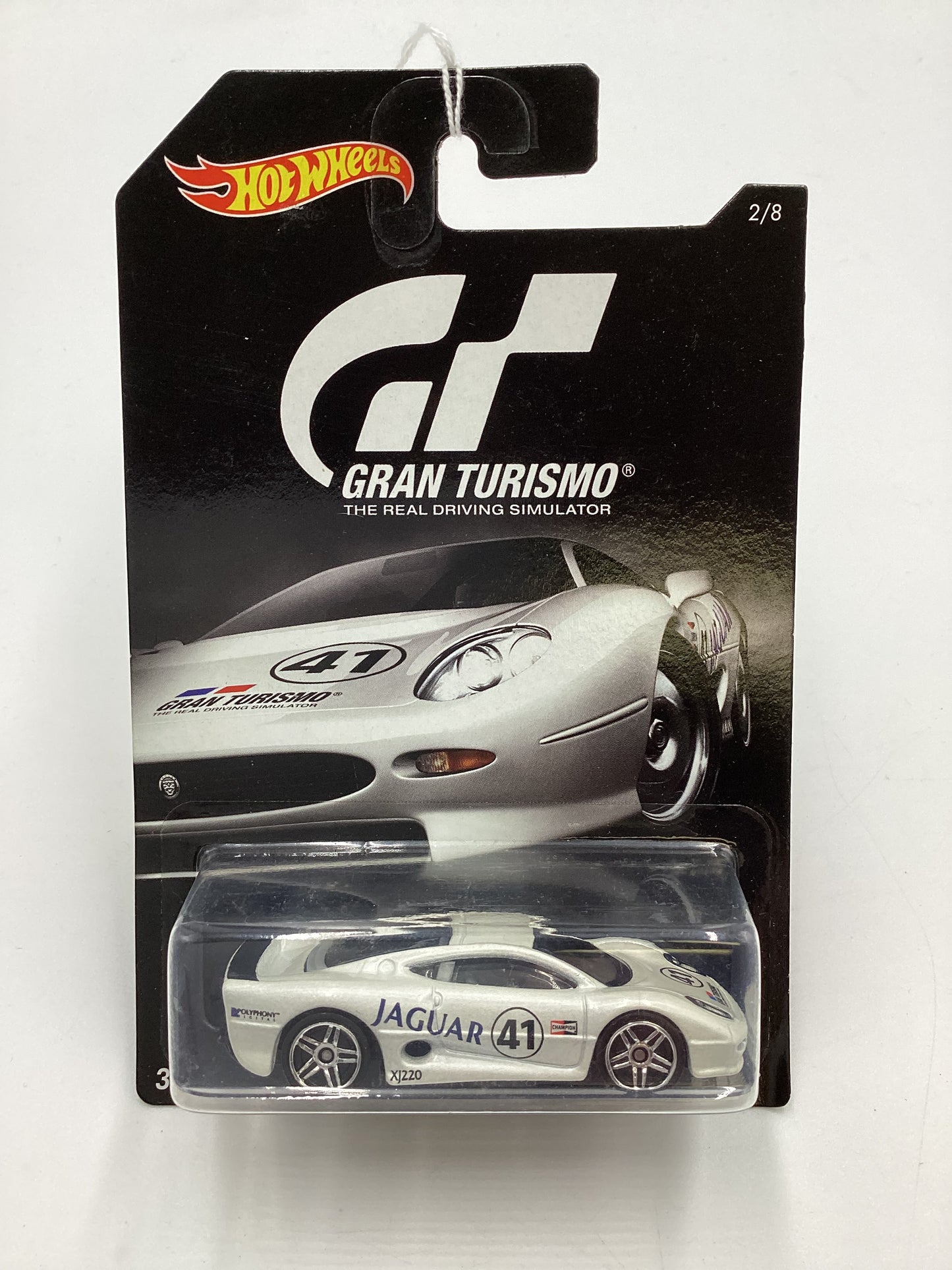 Hot Wheels Gran Turismo #2 Jaguar XJ220 White 152C