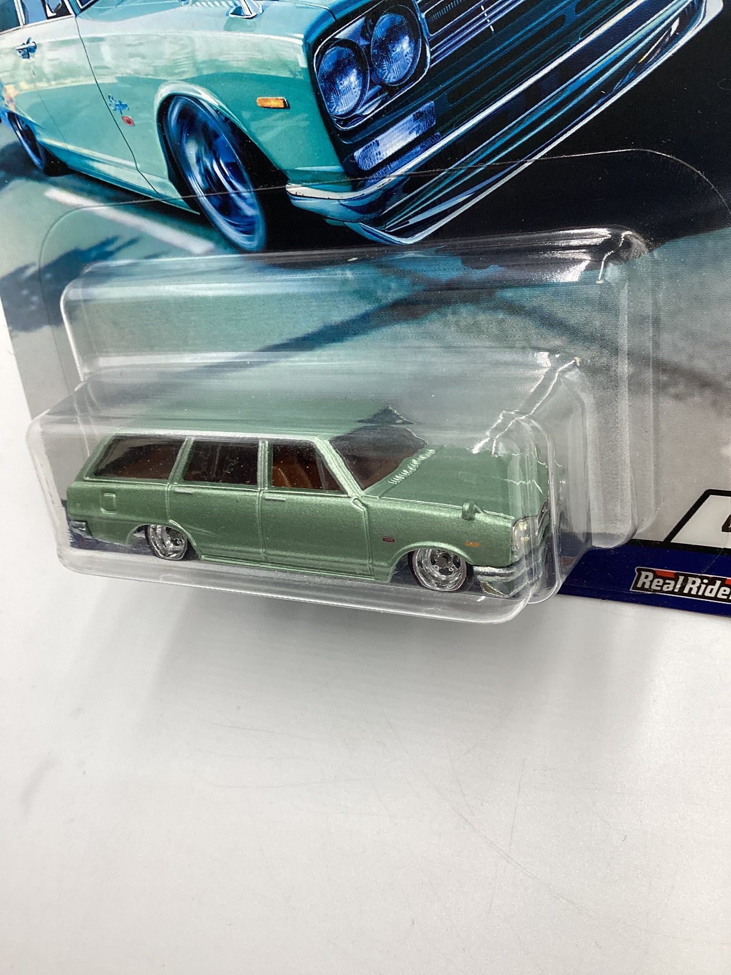 Hot wheels Car Culture Cargo Carriers #4 Nissan C10 Skyline Wagon Green