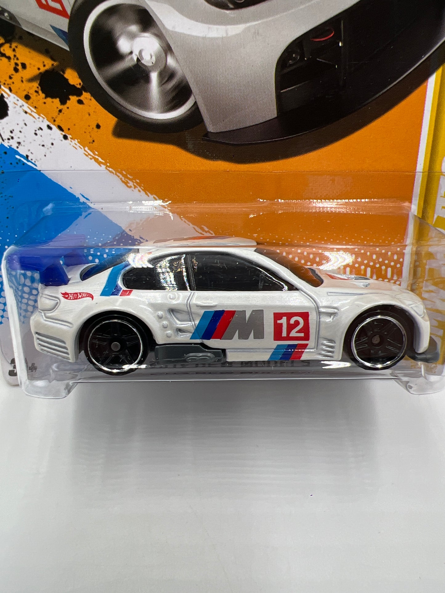 2012 Hot Wheels New Models #5 BMW M3 GT2 White 106B