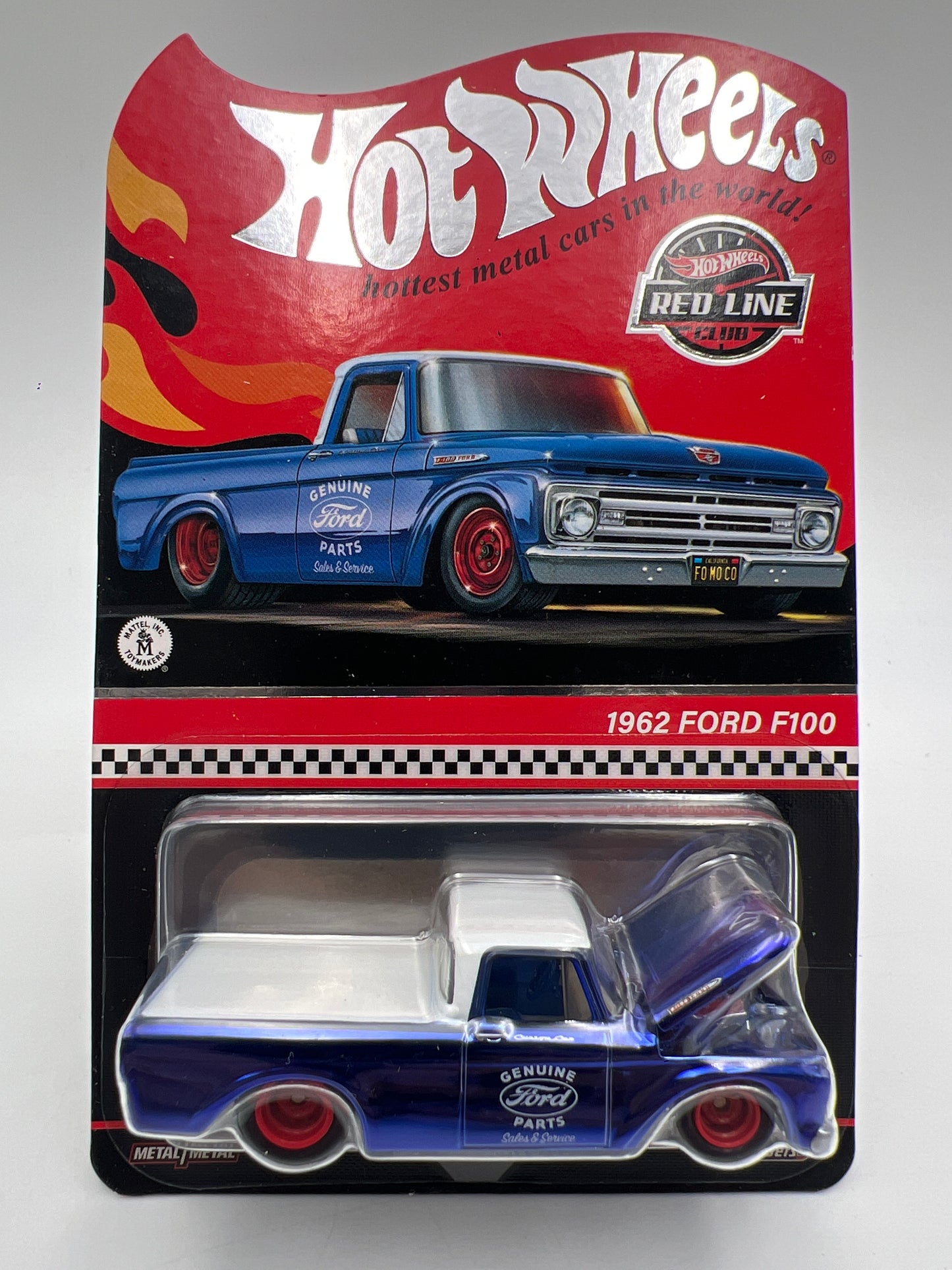 2022 Hot Wheels RLC 1962 Ford F-100 Blue W/Protector