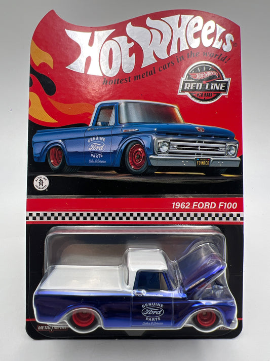 2022 Hot Wheels RLC 1962 Ford F-100 Blue W/Protector