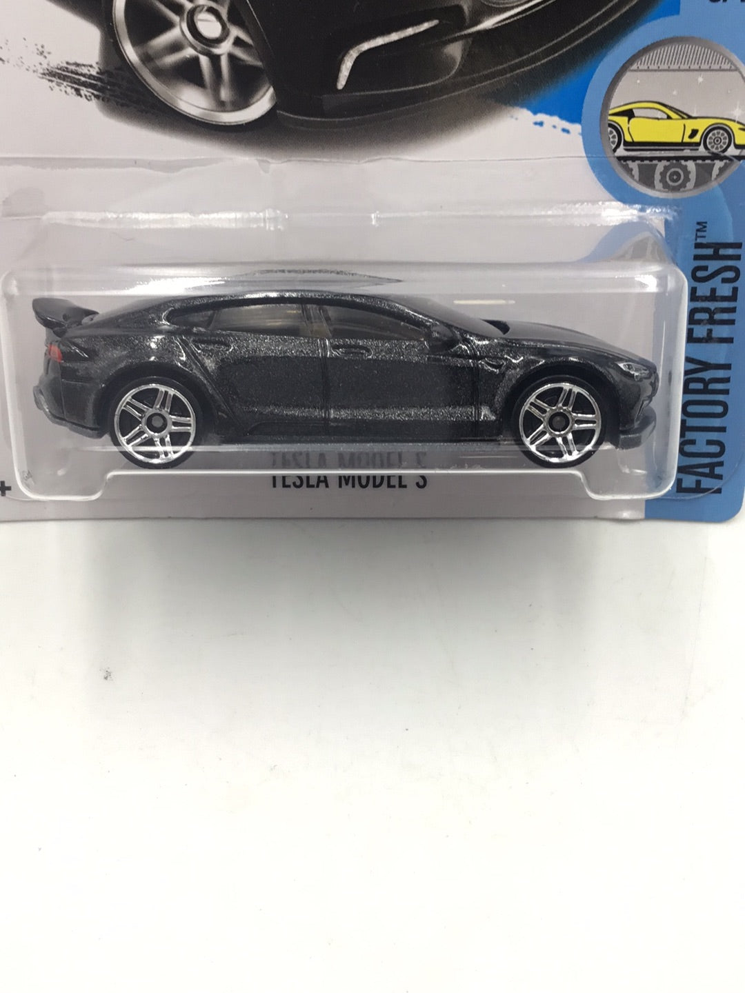 2017 hot wheels #43 Tesla Model S  Factory Sealed sticker