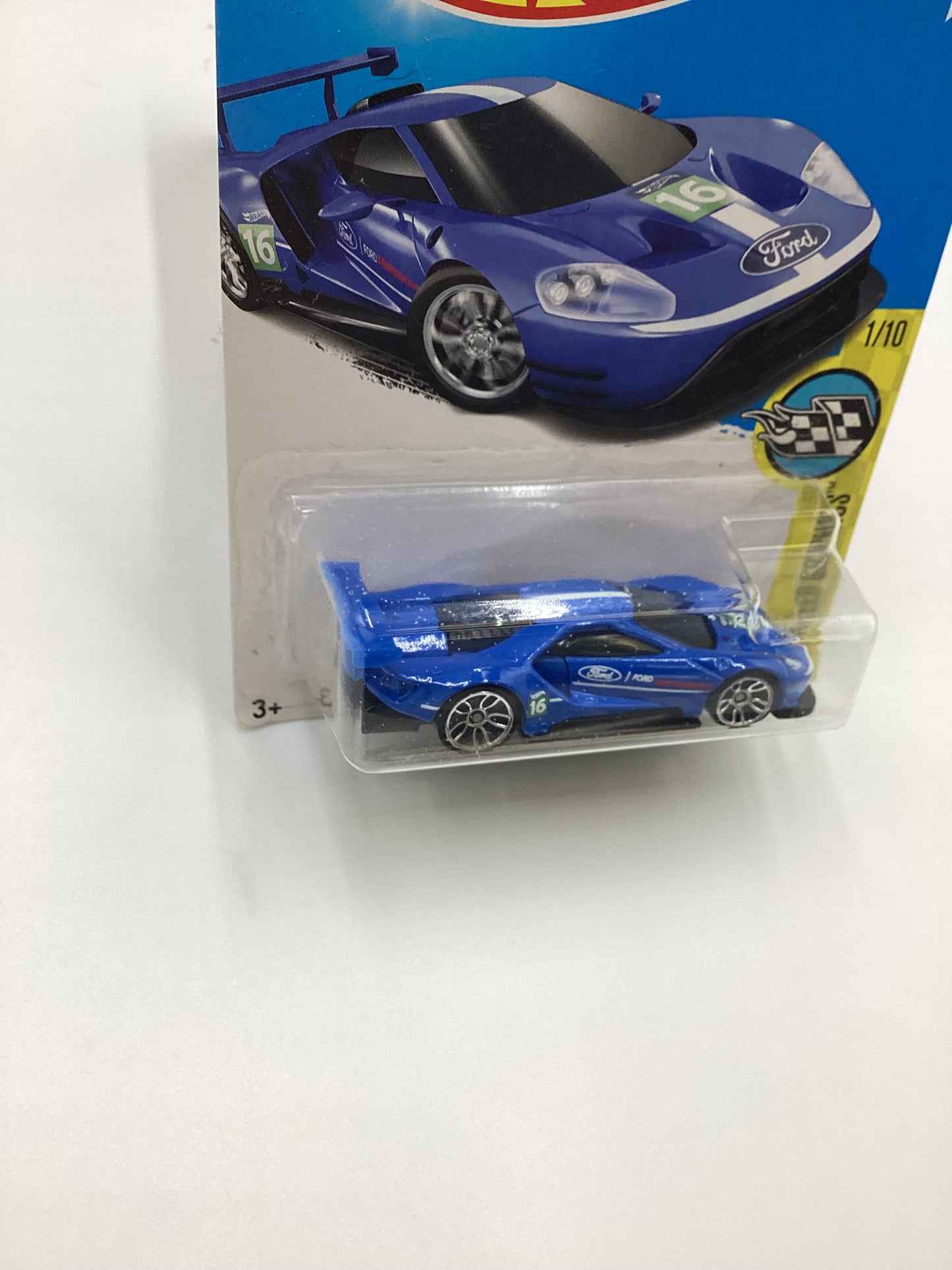 2017 Hot Wheels #166 2016 Ford GT Race 27A