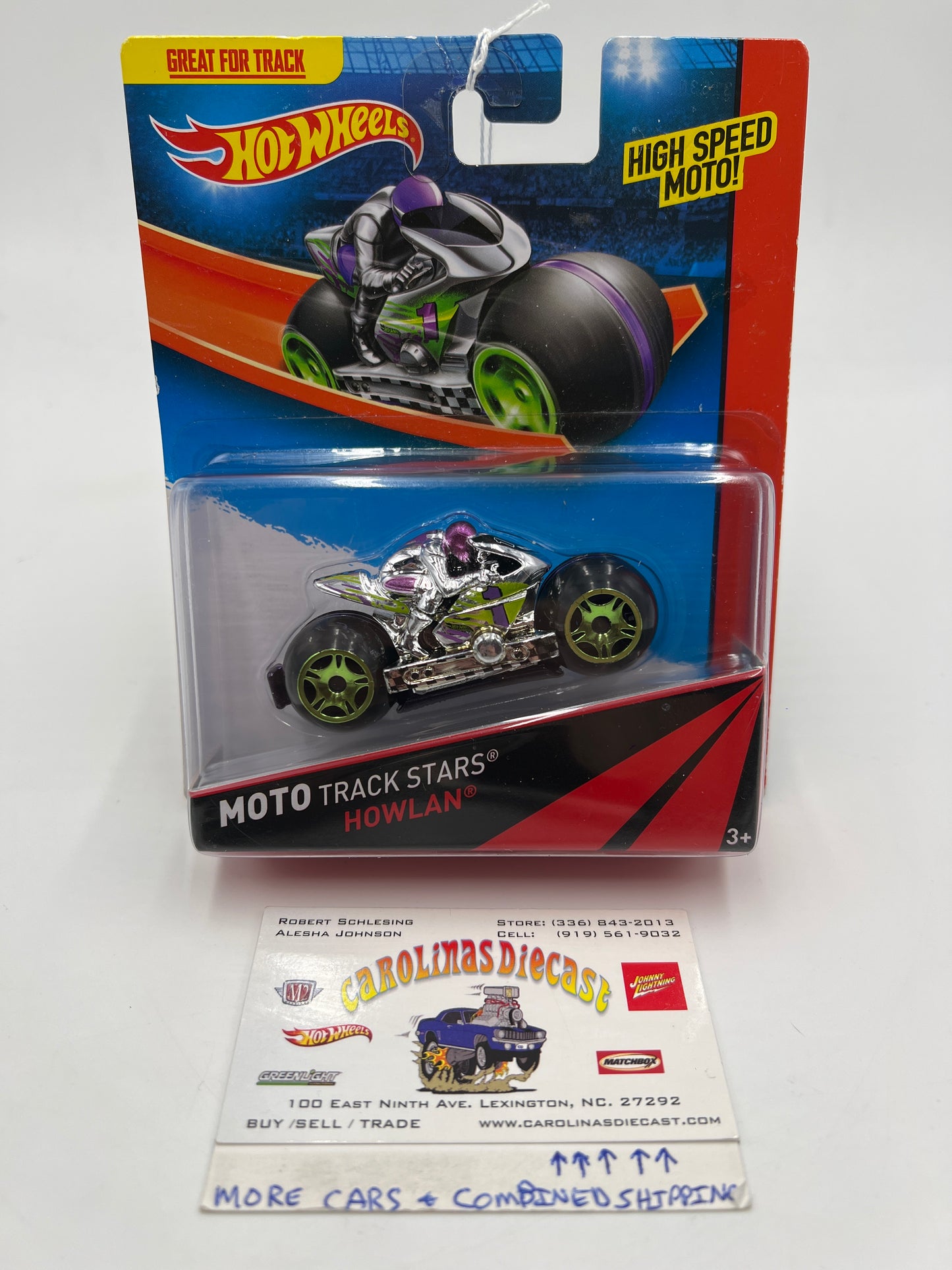 Hot Wheels High Speed Moto Track Stars Howlan SR