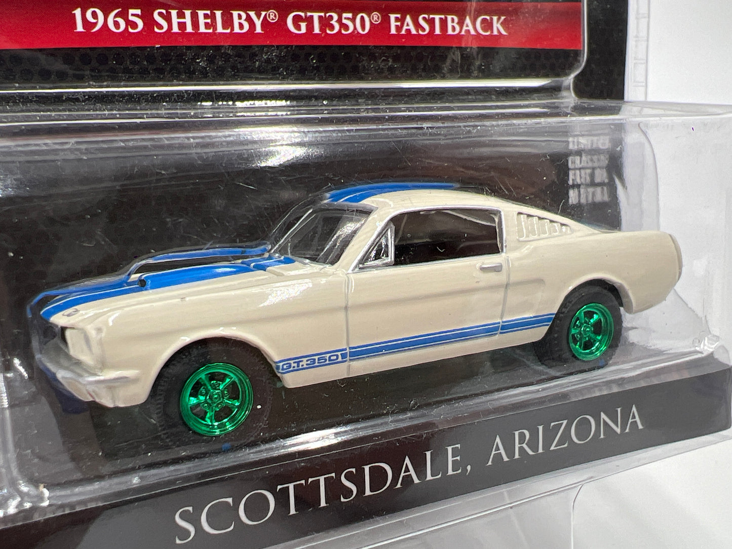 Greenlight Barrett Jackson Series 2 CHASE 1965 Shelby GT350 Fastback White