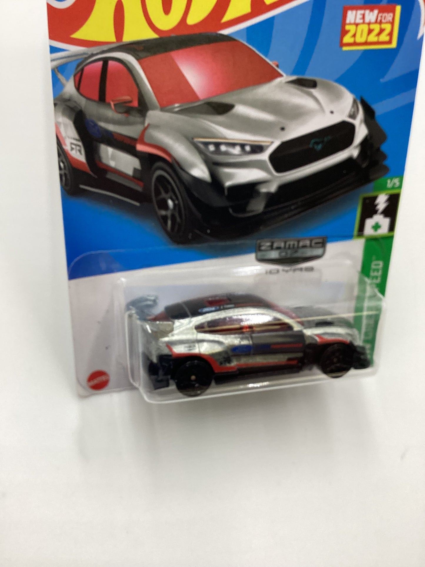 2022 Hot Wheels #73 Ford Mustang Mach-E 1400 Zamac 007 Walmart Exclusive 143C