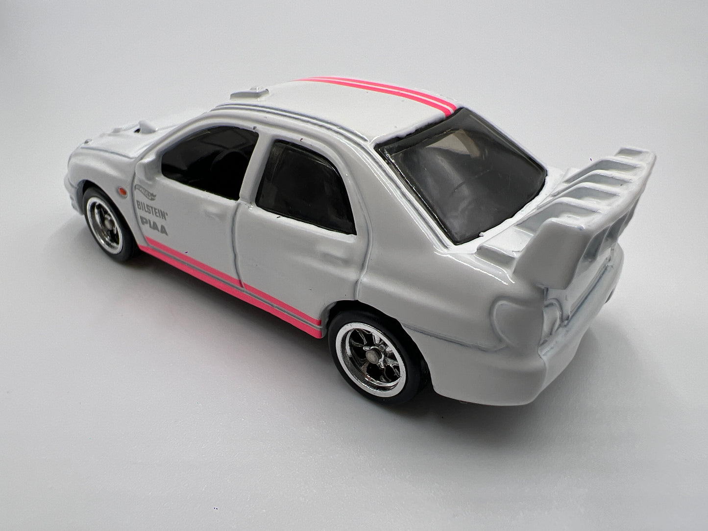 Hot Wheels Subaru Impreza White Loose CUSTOM