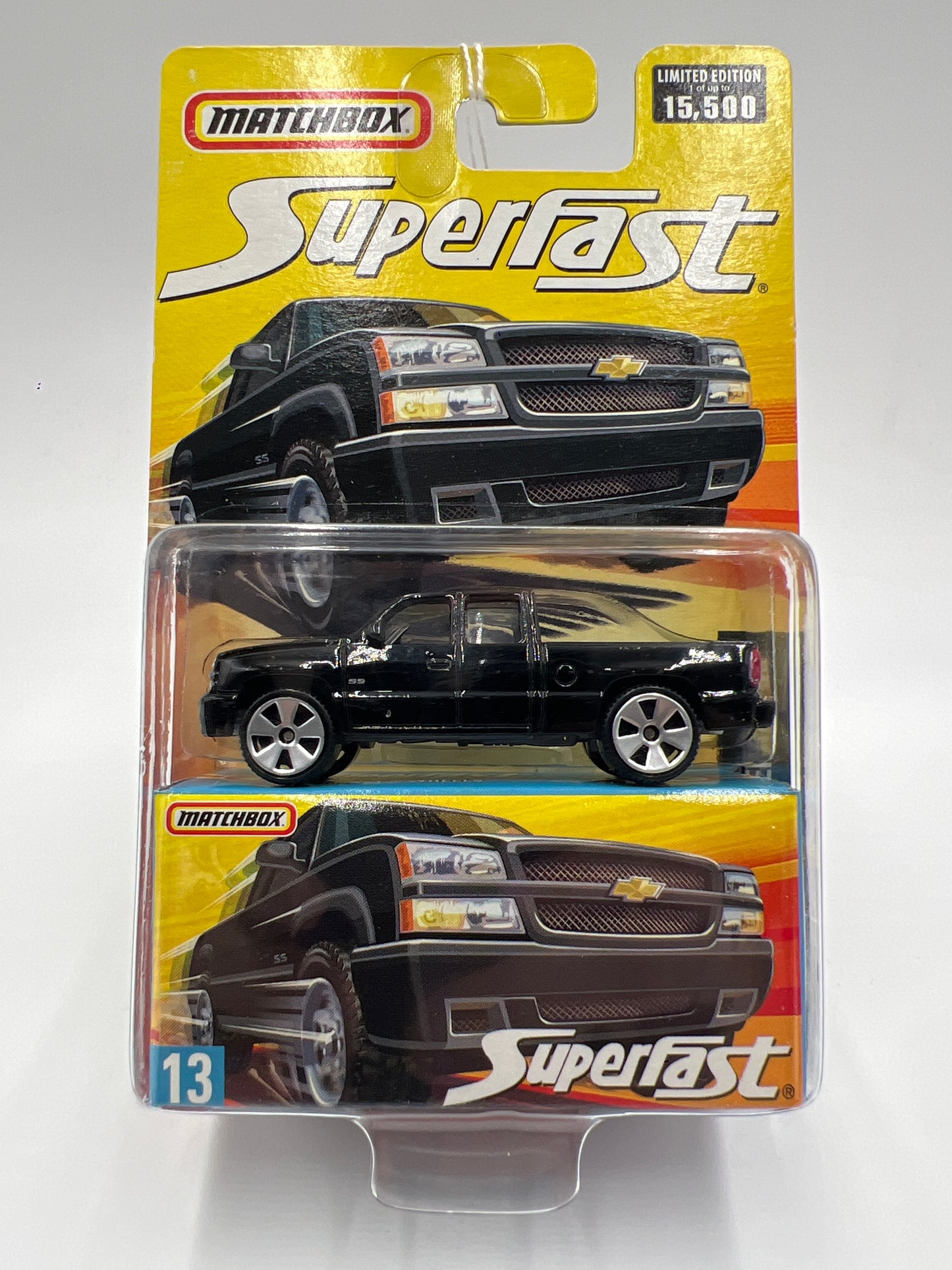 Matchbox Superfast #13 Chevrolet Silverado SS Black Cateye