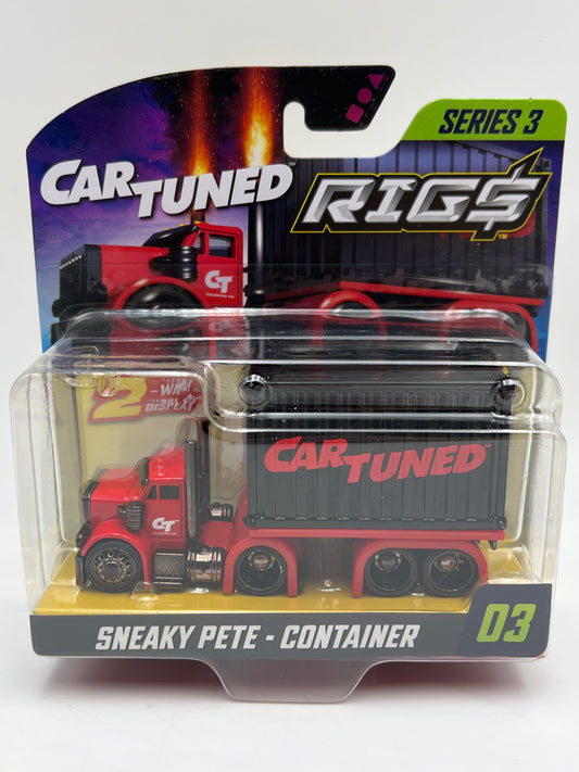 MGA Car Tuned Rigs Series 3 #3 Sneaky Pete Black Container