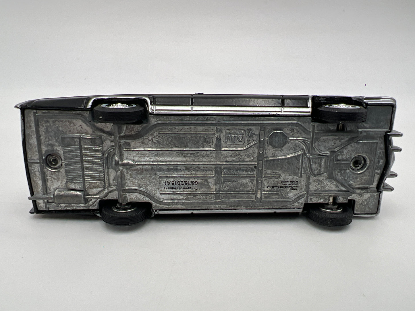 Auto World 1/64 Land Yachts 1976 Cadillac Coupe DeVille Black Loose