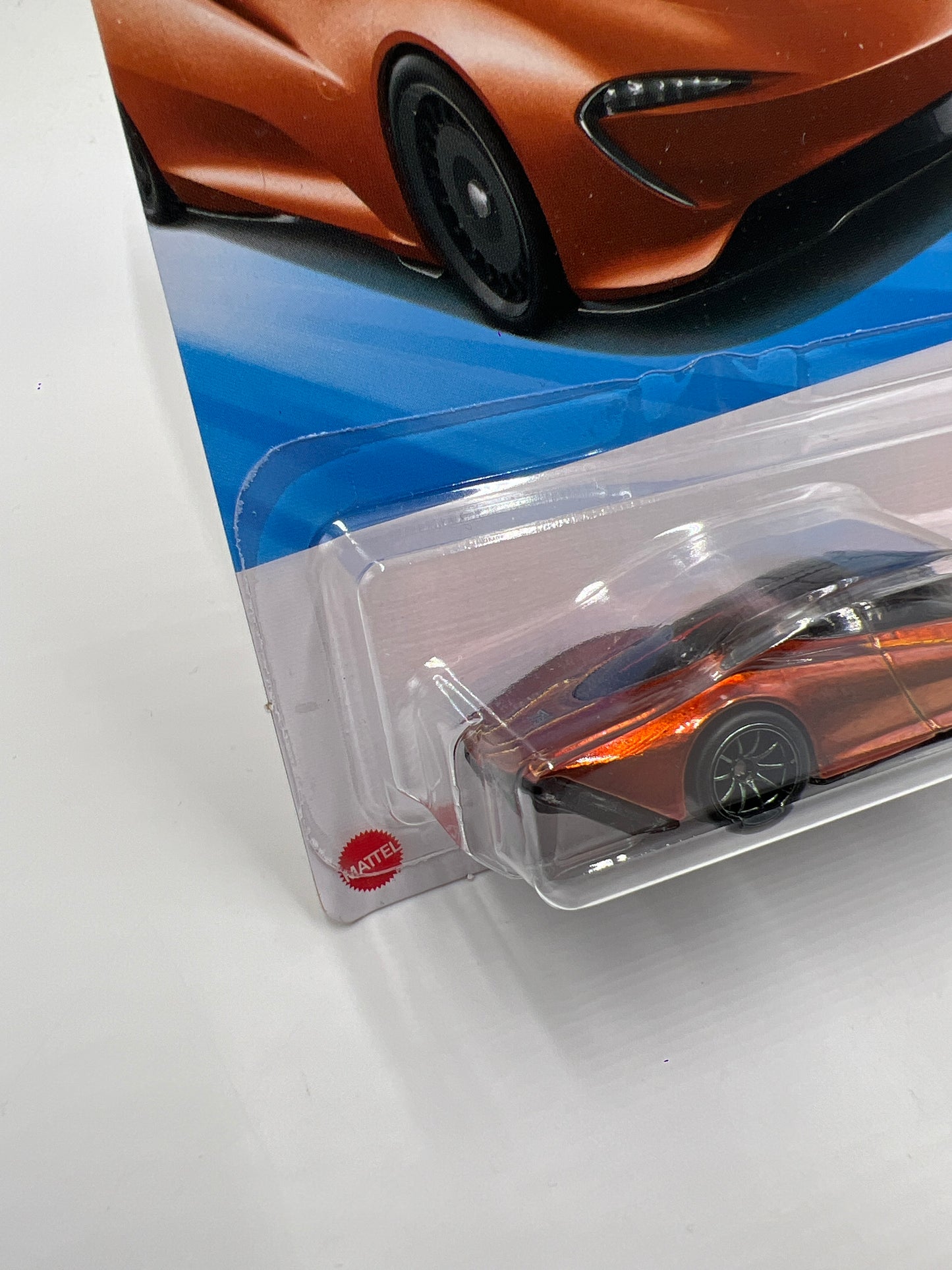2025 Hot Wheels K Case Super Treasure Hunt #209 McLaren Speedtail Orange W/Protector