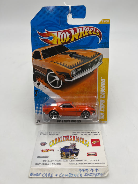 2011 Hot Wheels New Models #25 68 Copo Camaro Orange 18F