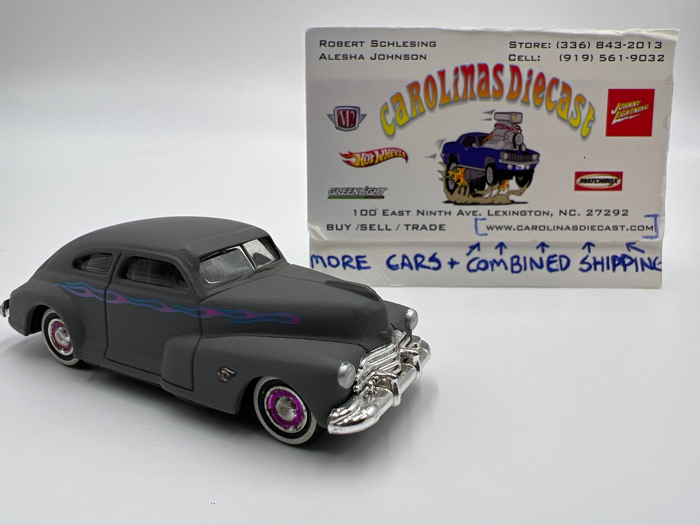 Jada Toys Road Rats 1947 Chevy Fleetline Aerosedan Primer Gray Loose