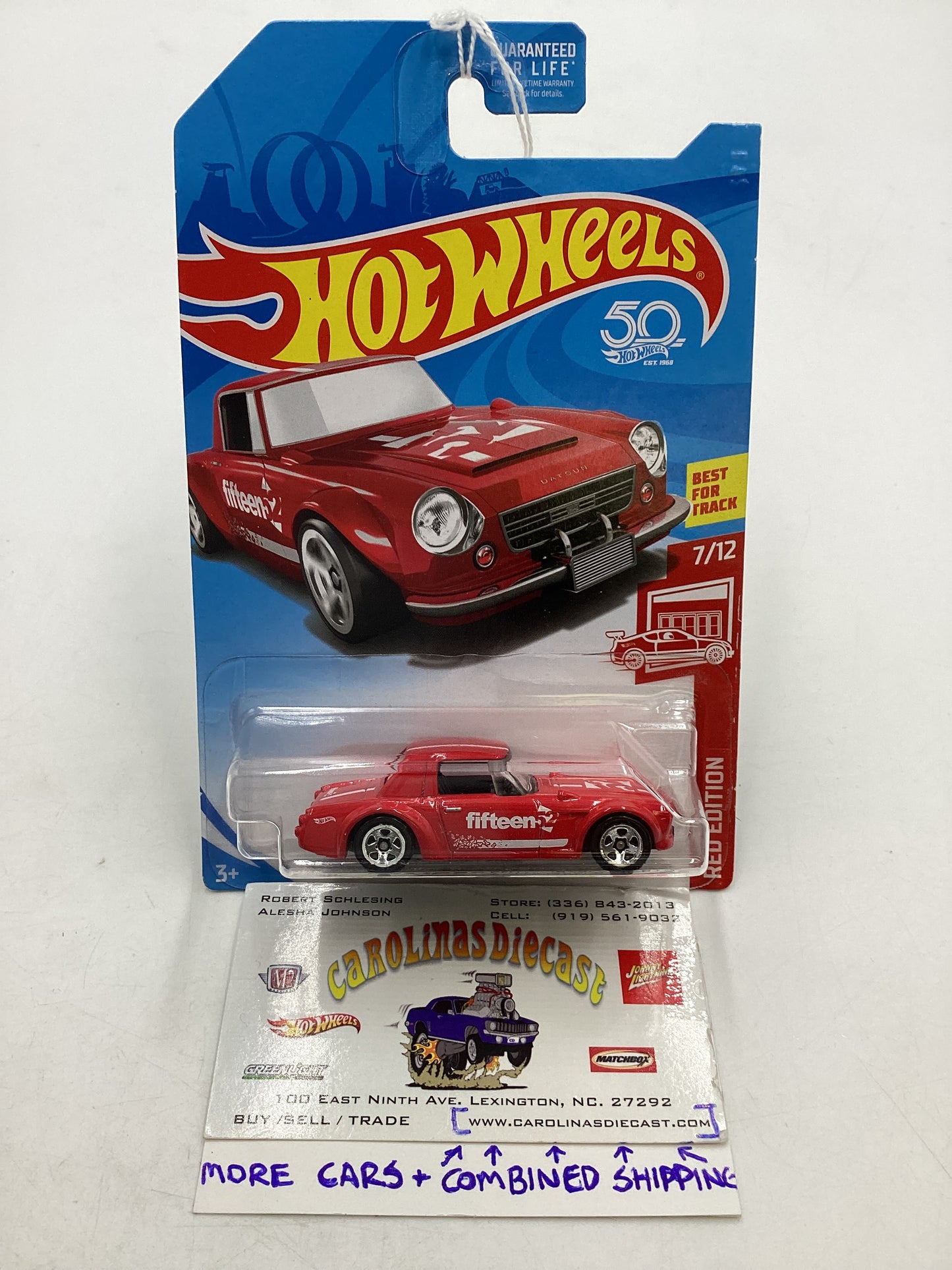 2018 Hot Wheels target exclusive Red Edition Fairlady 2000 151D