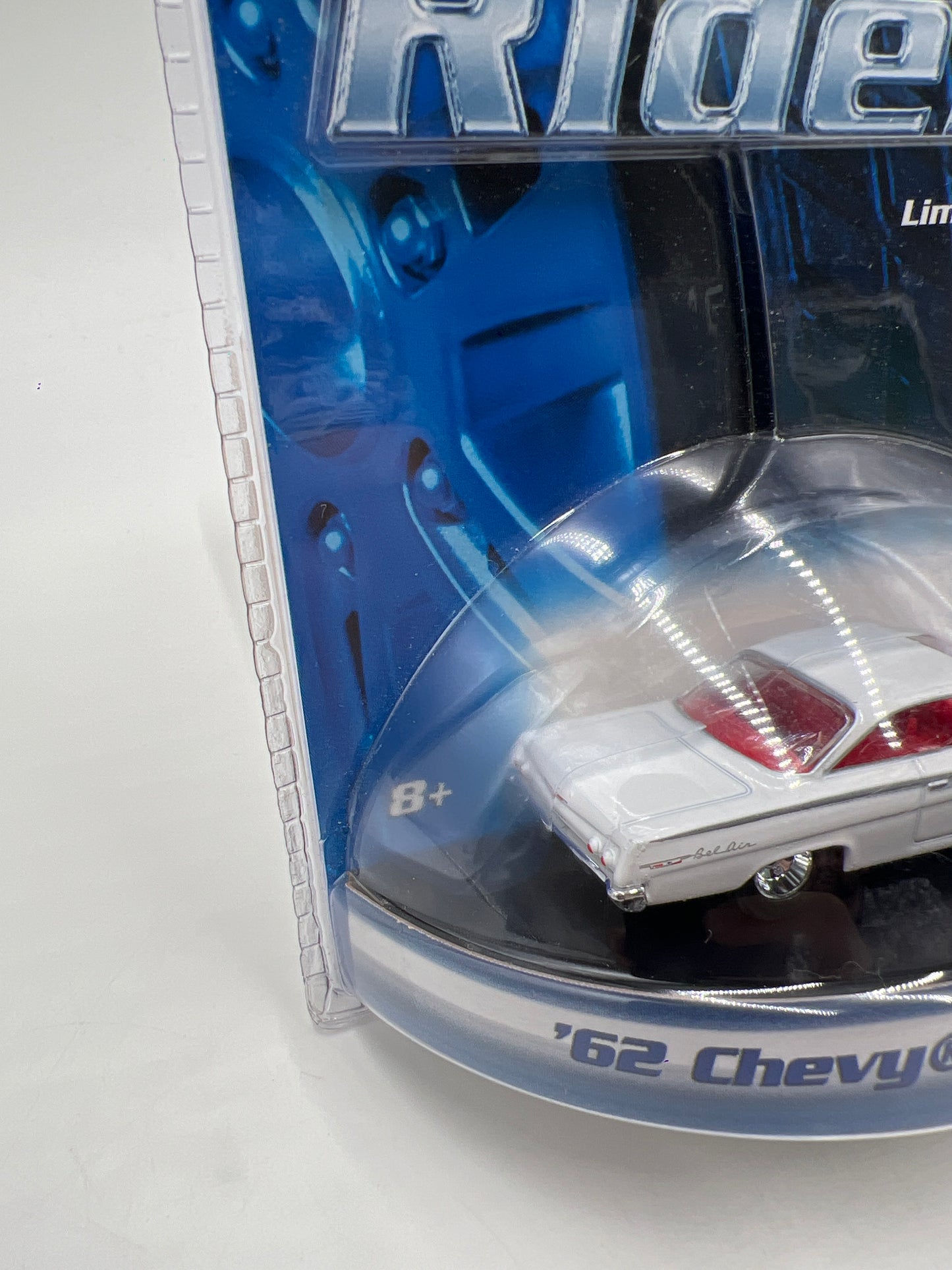 Hot Wheels Premium Real Riders Limited Edition 62 Chevy 409 Bubble Top White 245G