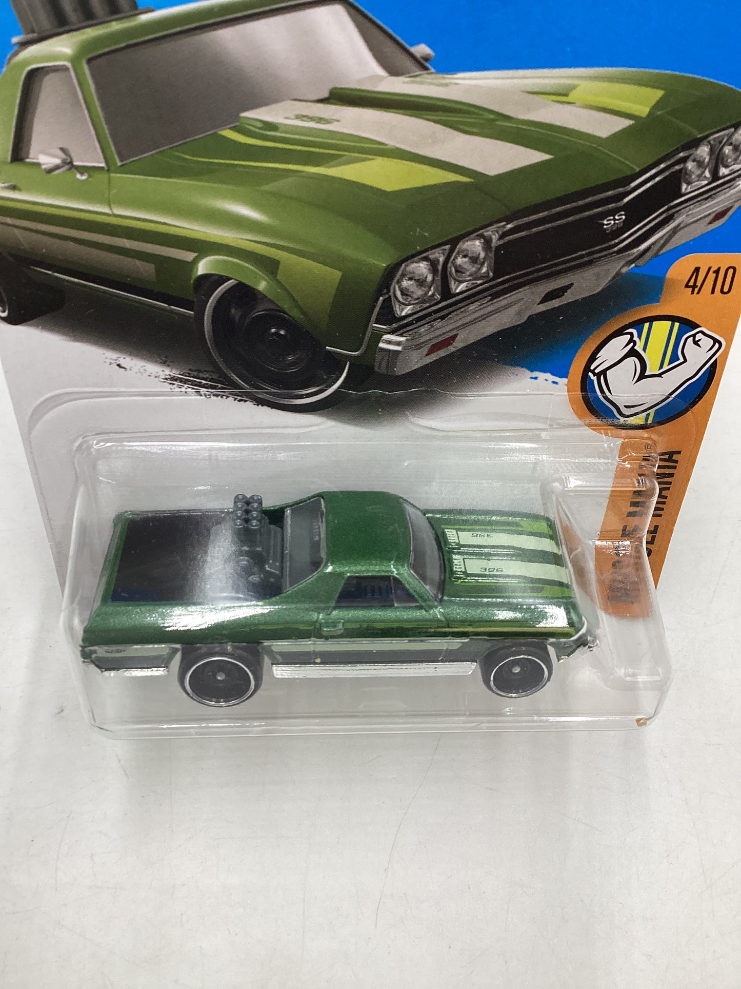 2017 Hot Wheels #333 68 El Camino Green 18E