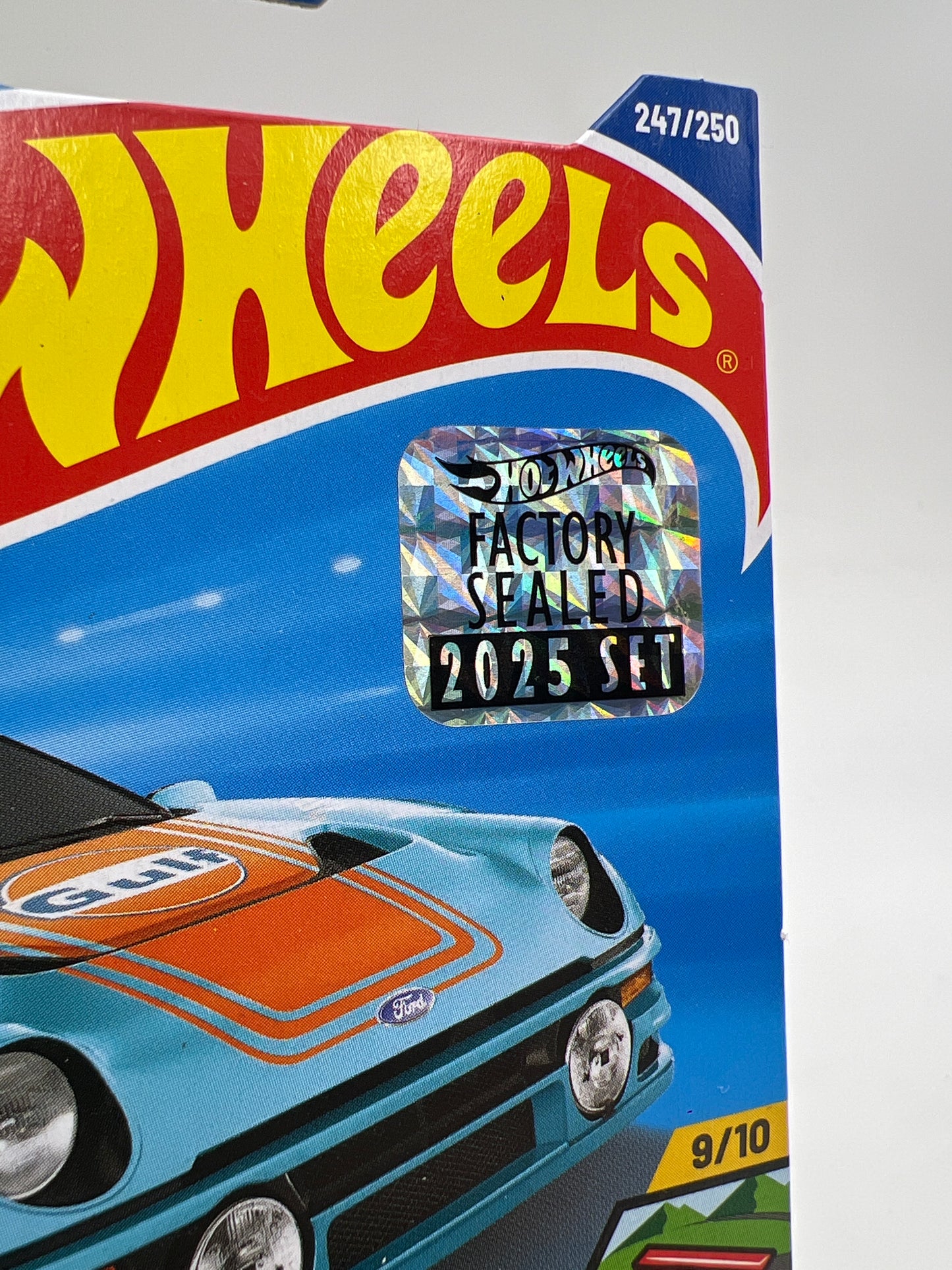 2025 Hot Wheels Factory Sealed Super Treasure Hunt #247 Ford RS200 Gulf Blue W/Protector