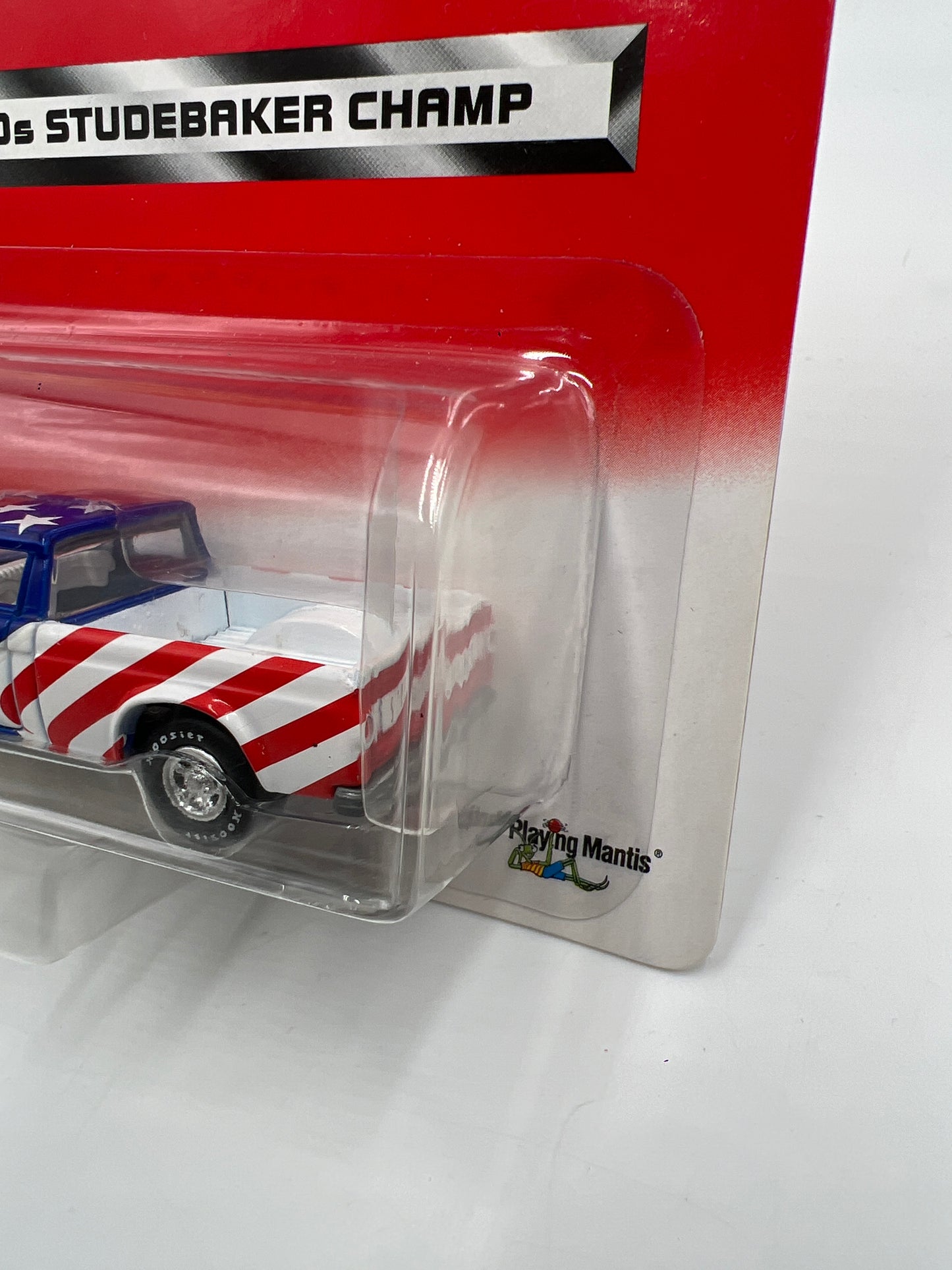 Johnny Lightning JL Collection 60s Studebaker Champ Red/White/Blue 219B