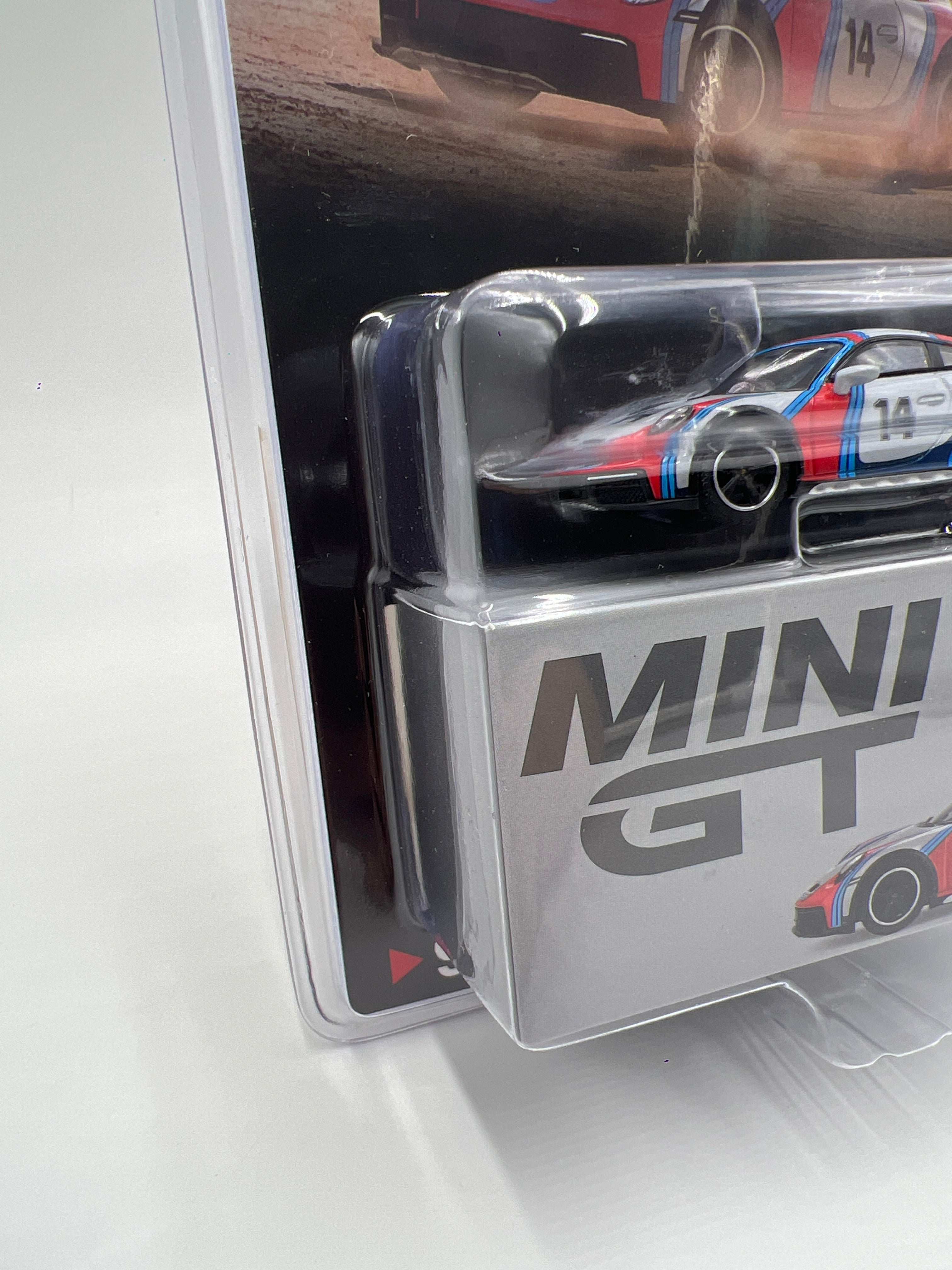 Mini GT #964 Porsche 911 Dakar Ice Gray Metallic Rally 1978