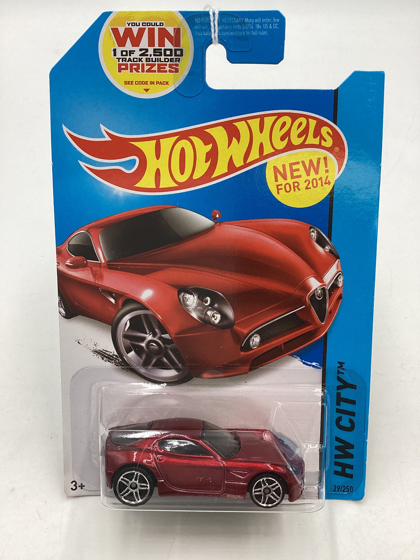 2014 Hot Wheels #29 Alfa Romeo 8C Competizione Red 67E