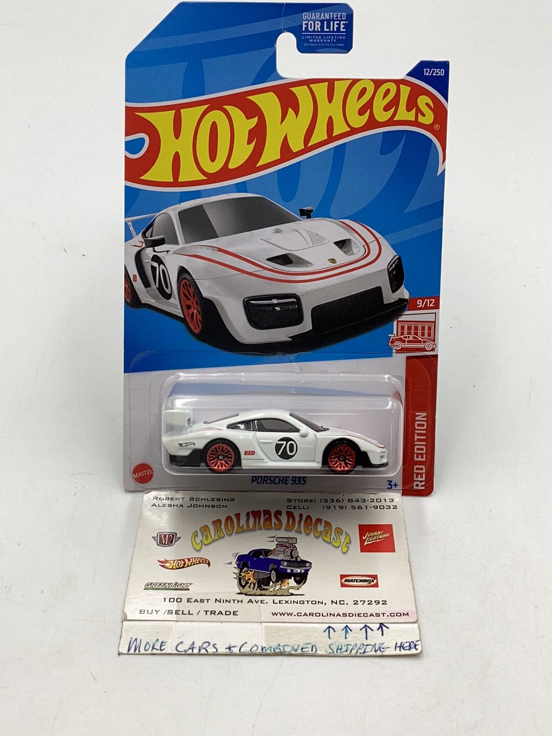 2022 hot wheels red edition #12 Porsche 935 KK4