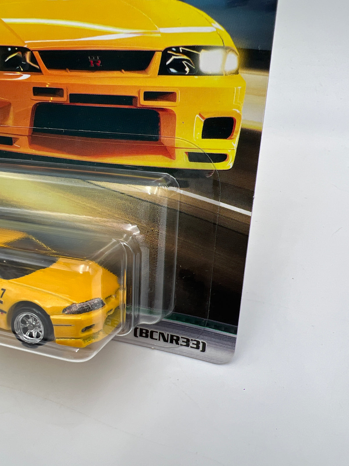 Hot Wheels Fast & Furious Original Fast #5 Nissan Skyline GT-R BCNR33 Yellow W/Protector
