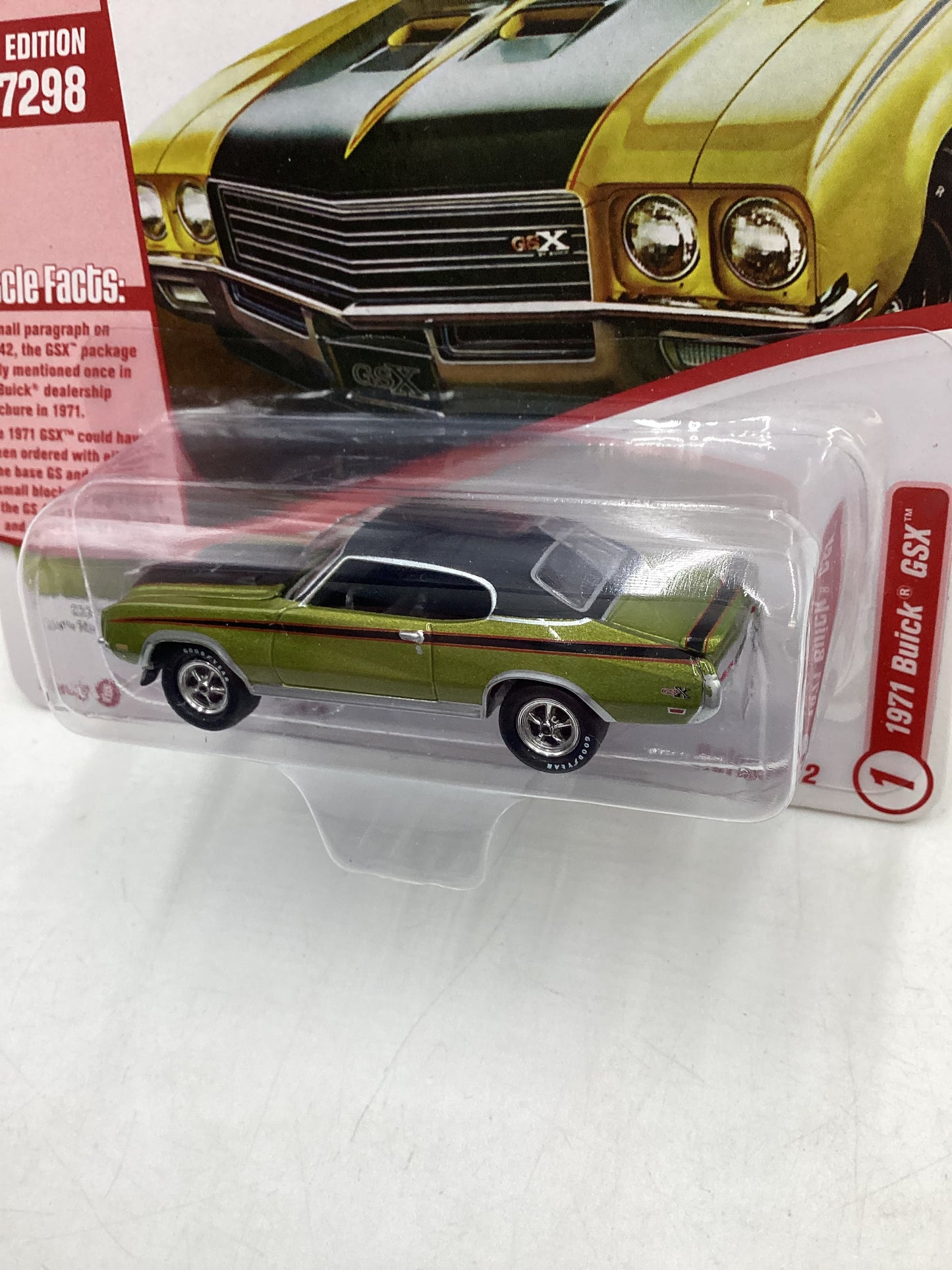 Johnny Lightning Muscle Cars USA 1971 Buick GSX Green 229B