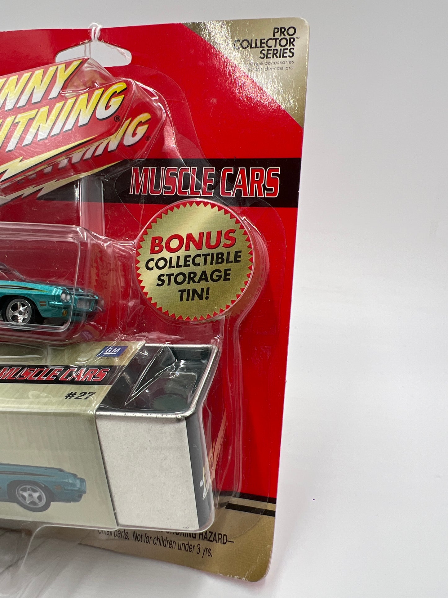 Johnny Lightning Pro Collector Series W/Storage Tin #27 1971 Pontiac GTO Judge Blue 231A