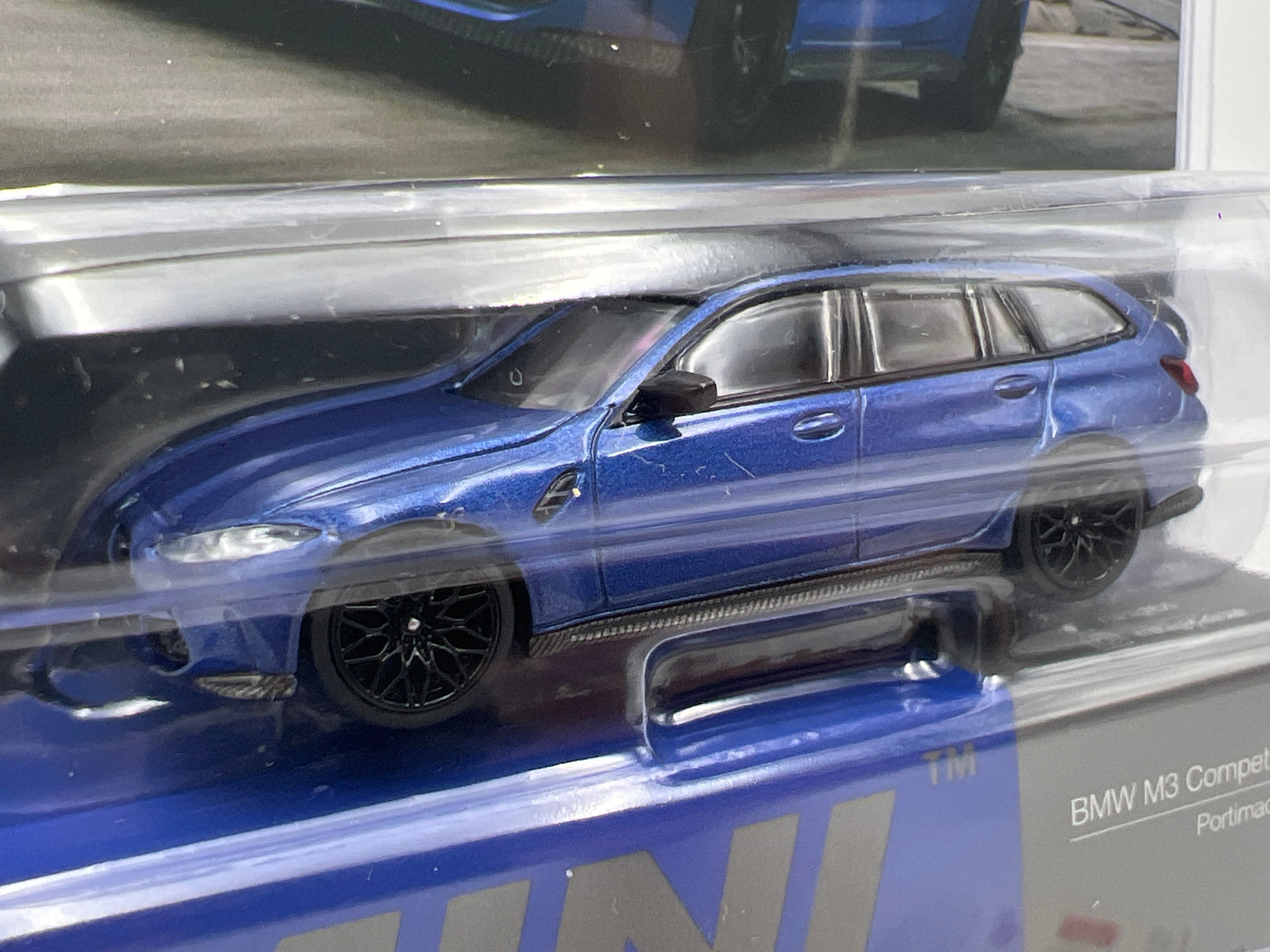 Mini GT #1090 BMW M3 Competition Touring Blue