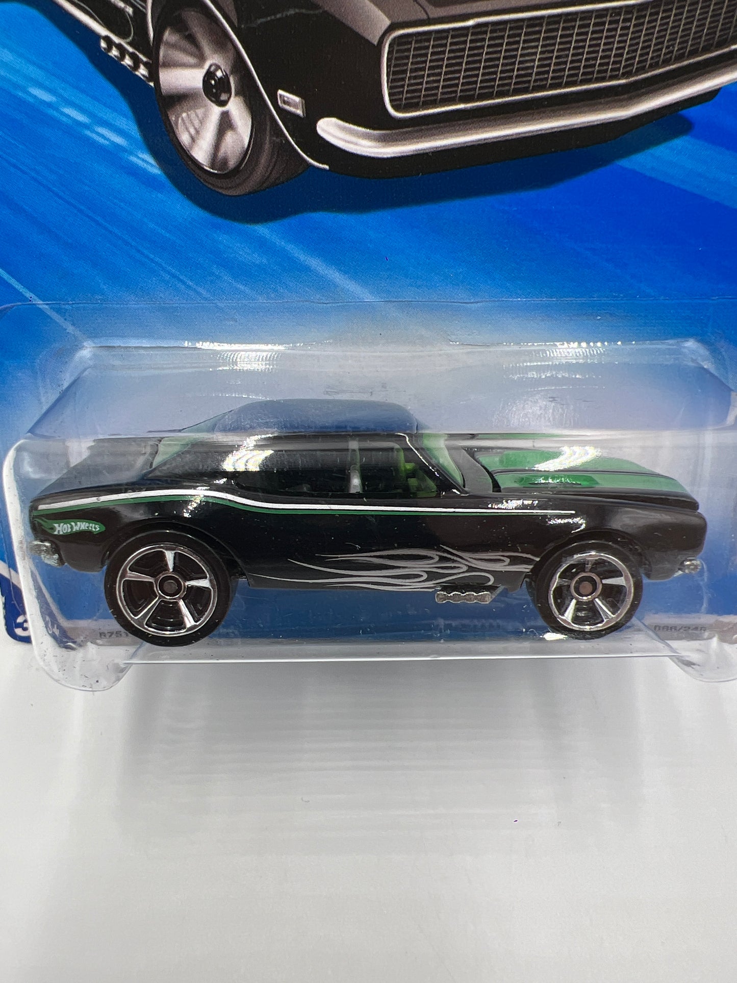 2010 Hot Wheels Muscle Mania #86 67 Camaro Black 16B