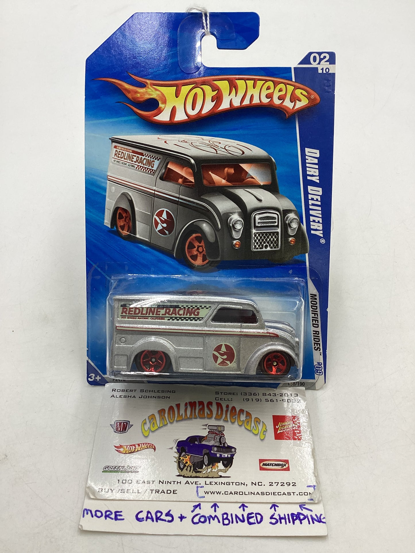 2009 Hot Wheels #158 Dairy Delivery Silver 56B