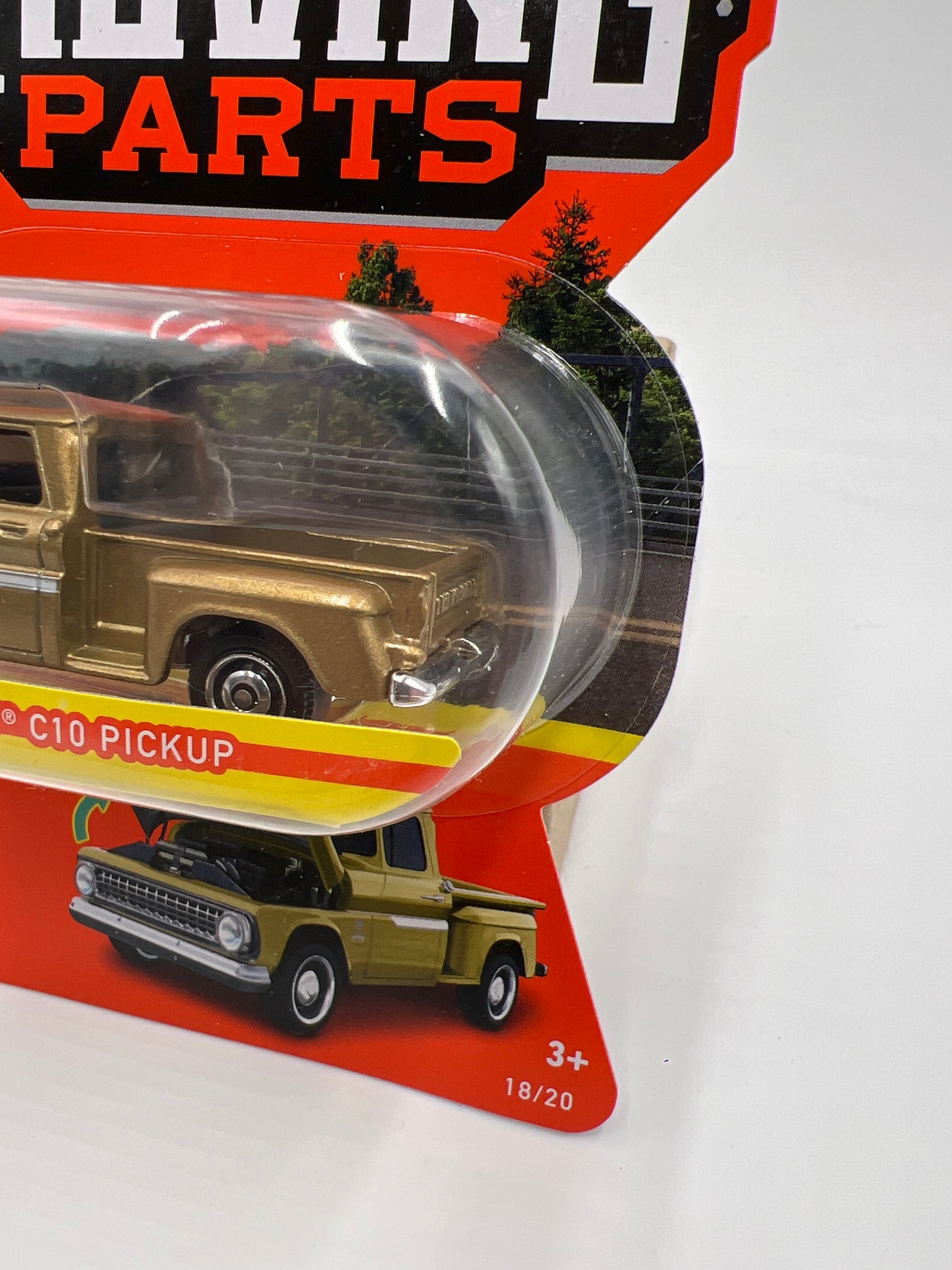 Matchbox Moving Parts #18 1963 Chevy C10 Pickup Gold 164D