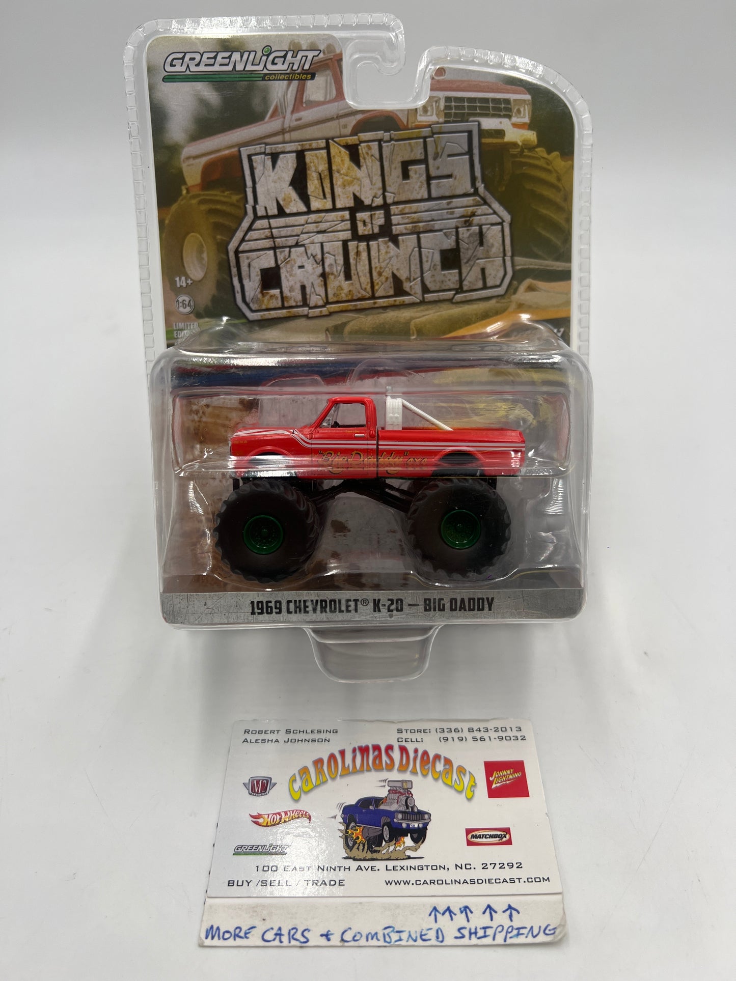 Greenlight Kings of Crunch Series 13 1969 Chevrolet K-20 Big Daddy Greenie CHASE