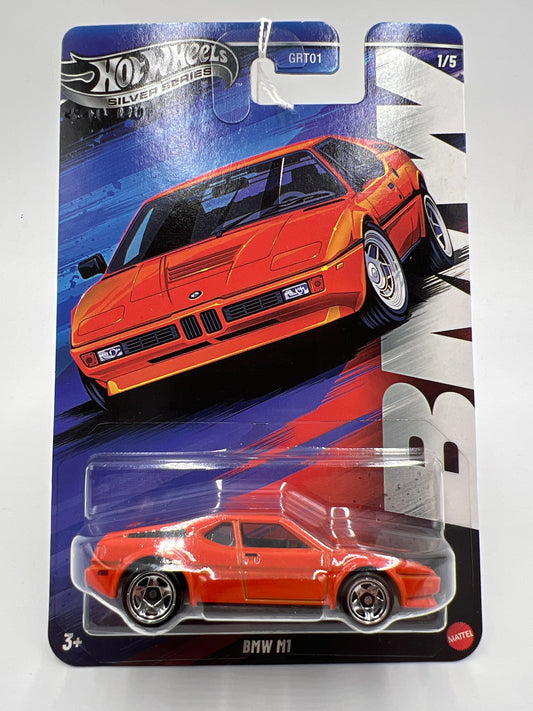 2025 Hot Wheels Silver Series BMW Set #1 BMW M1 Orange 156C