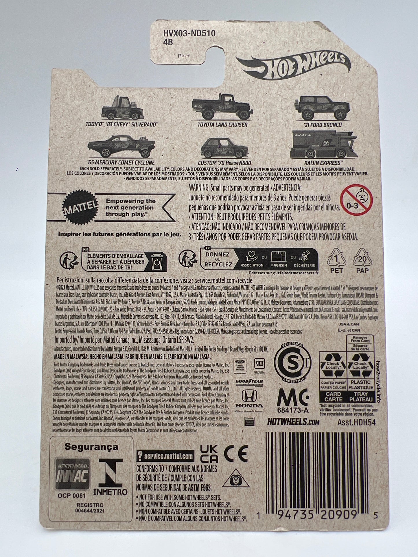 Hot Wheels 56th Anniversary #6 CHASE Raijin Express 163A