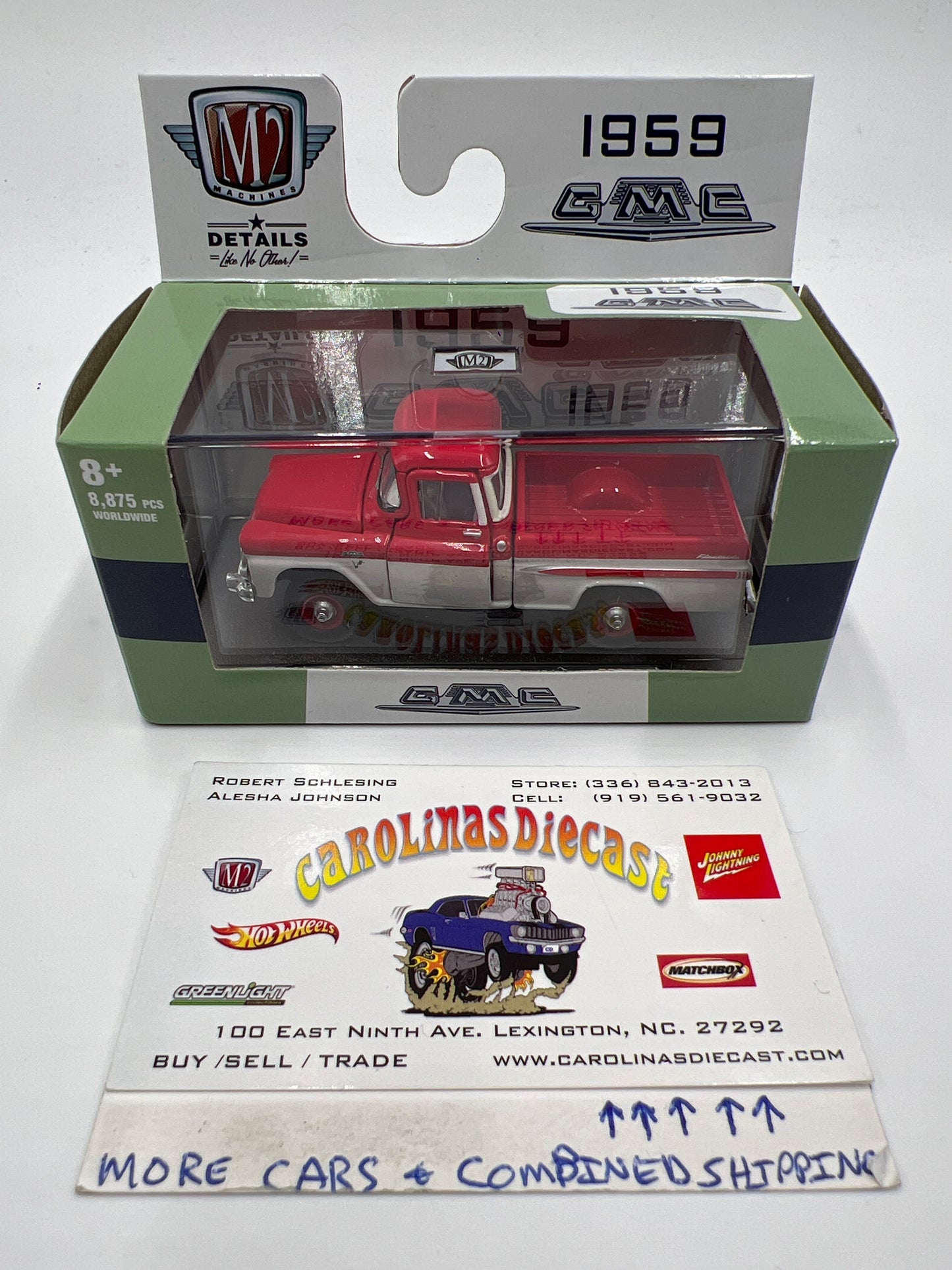 M2 Machines 1959 GMC Fleetside Truck 4x4 Red/White R63