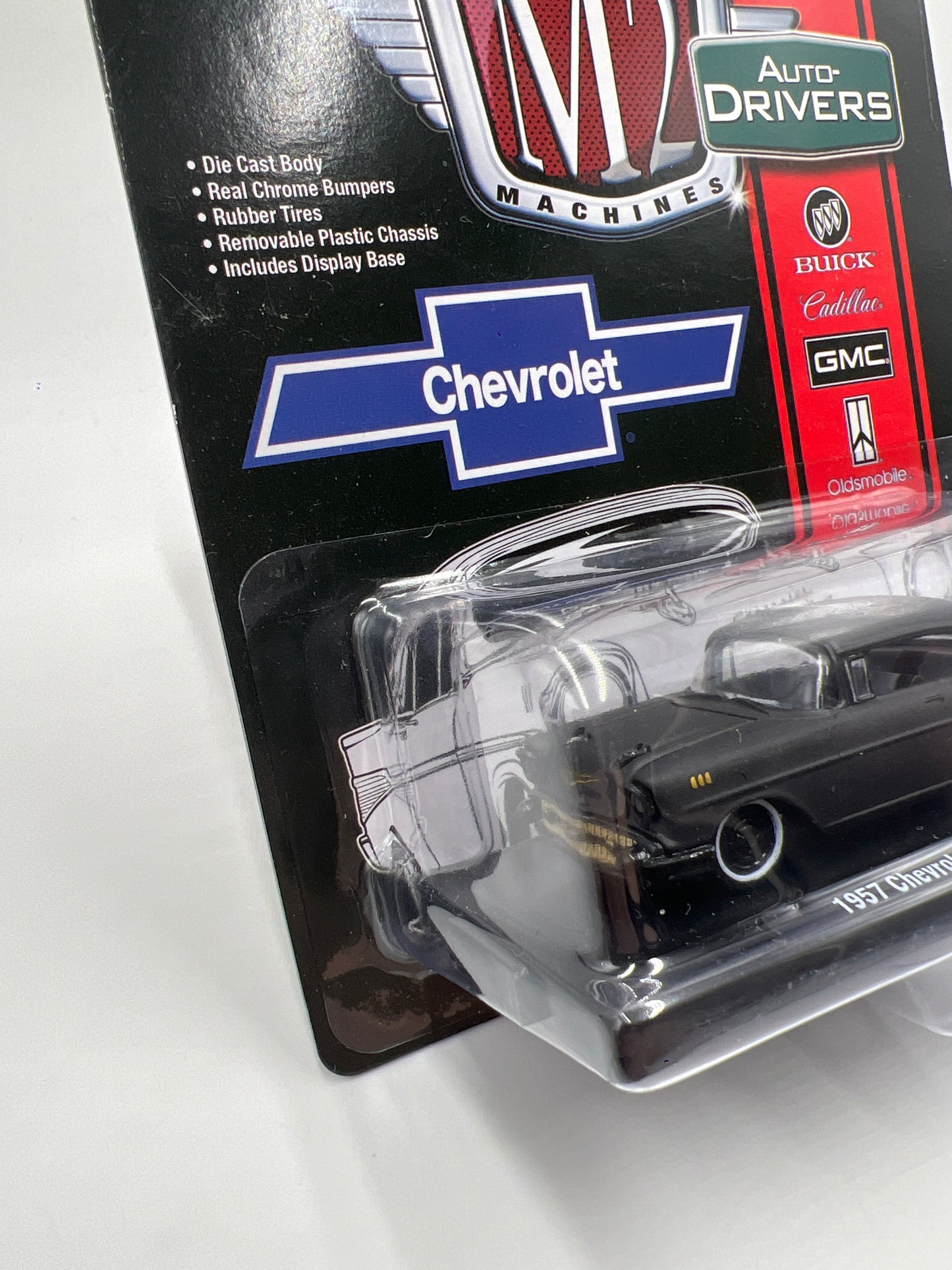 M2 Machines Auto-Drivers Special Edition Frozen Black Pearl 1957 Chevrolet Bel Air R35 191C