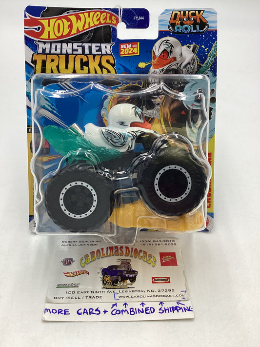 2024 Hot Wheels Monster Trucks #11 Duck N Roll White 134B