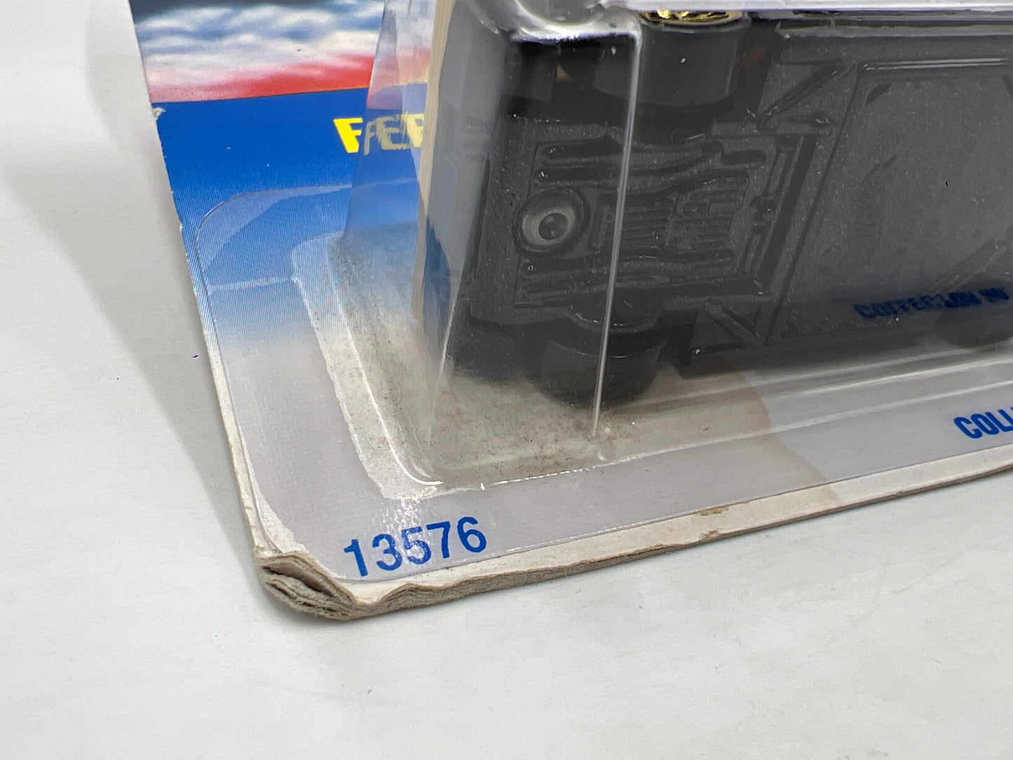 1992 Hot Wheels Gold Metal Speed #35 Ferrari Testarossa Black Mesh Wheels Card Not Perfect SR