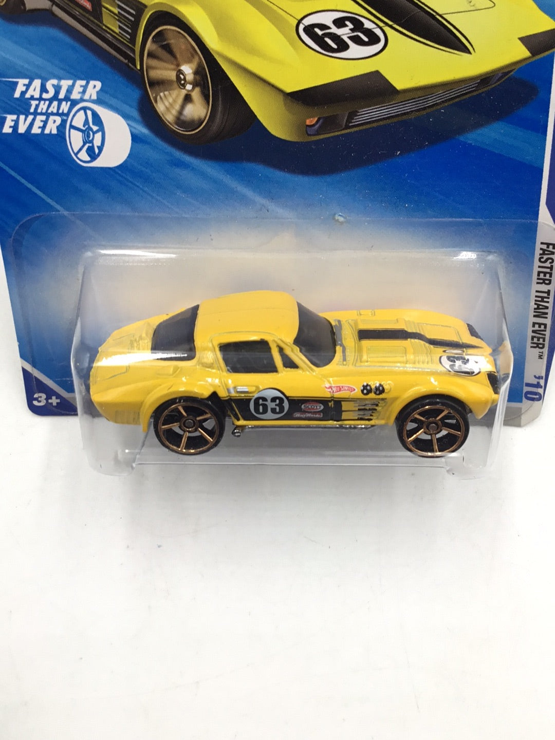 2010 Hot wheels #130 Corvette Grand Sport FTE faster than ever V4