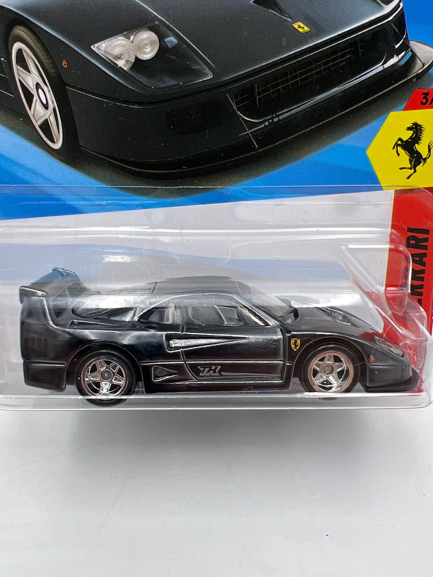 2026 Hot Wheels Super Treasure Hunt #63 Ferrari F40 Competizione W/pro Cracked Blister