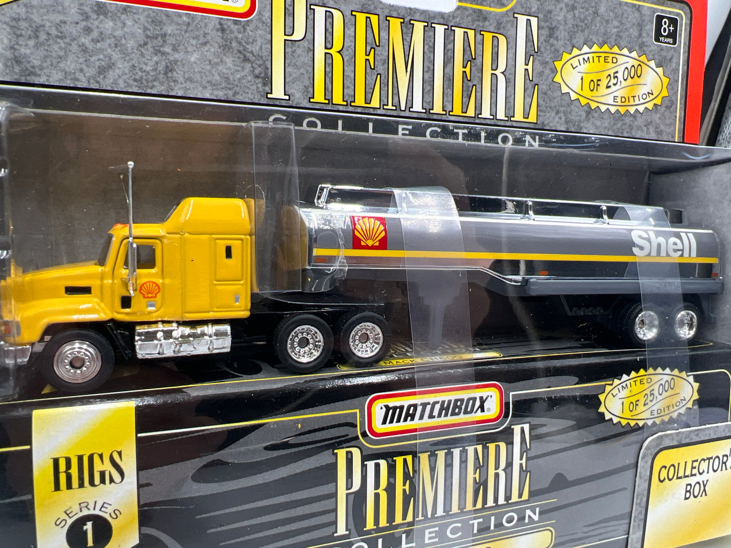 Matchbox Premiere Rigs Series 1 Mack CH600 Shell Tanker