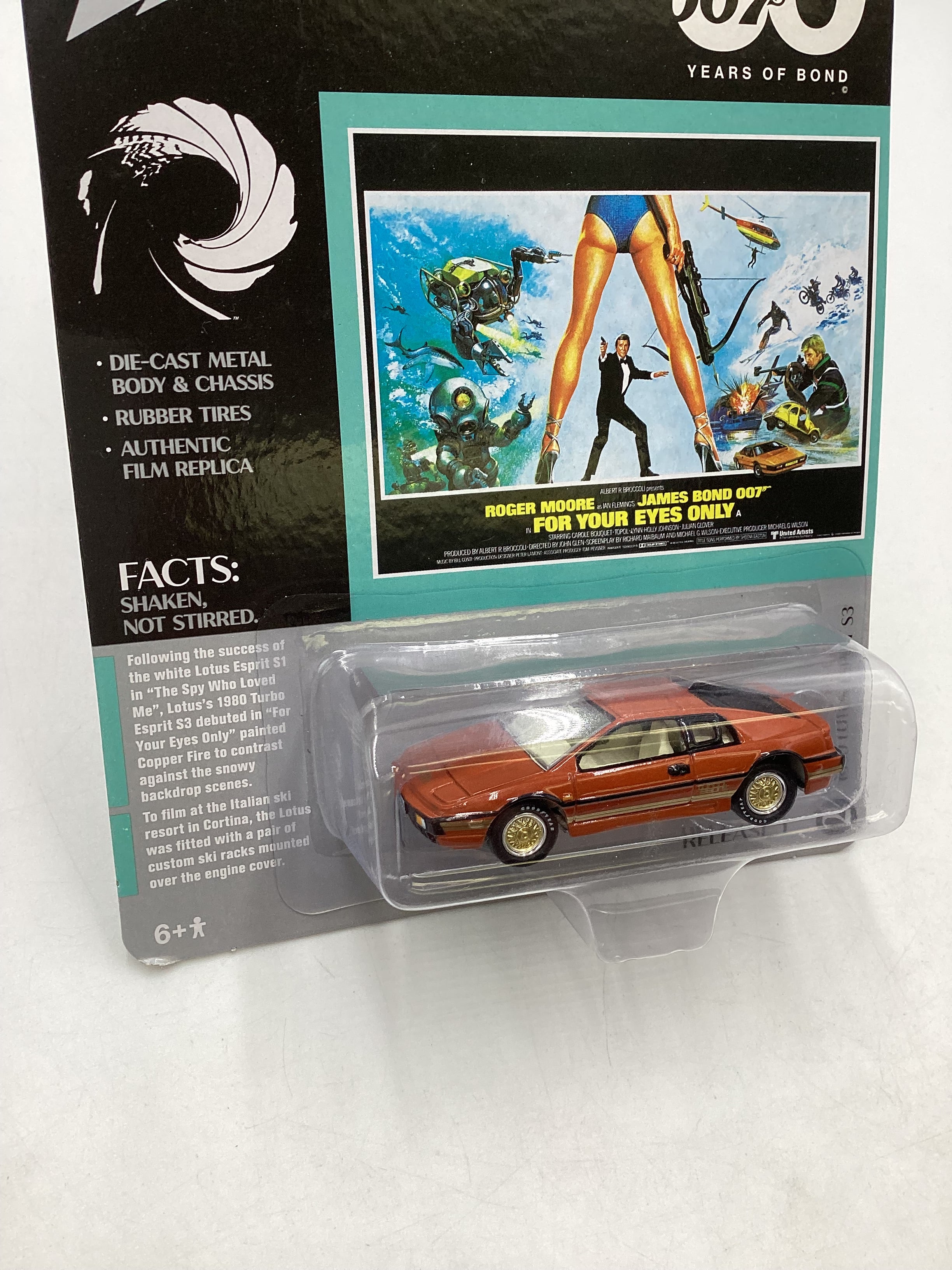 Johnny Lightning 007 60 years of Bond 1980 Lotus Esprit S3 Orange