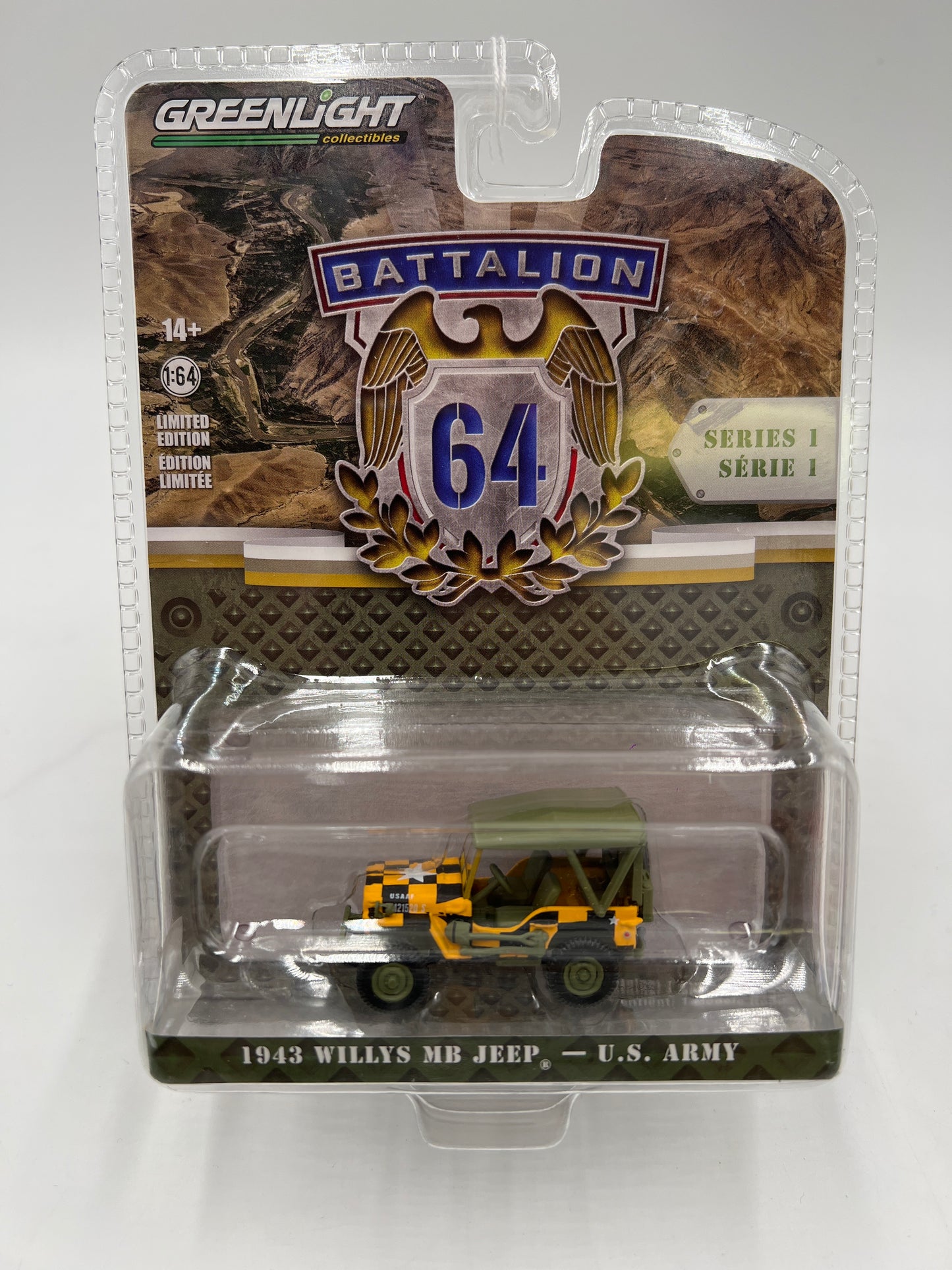 Greenlight Battalion 64 1943 Willys MB Jeep U.S Army