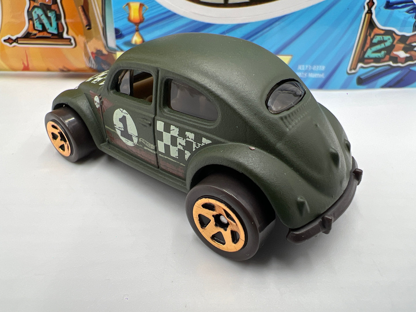 2025 Hot Wheels Mystery Models Series 2 #1 CHASE Volkswagen Beetle Dark Green