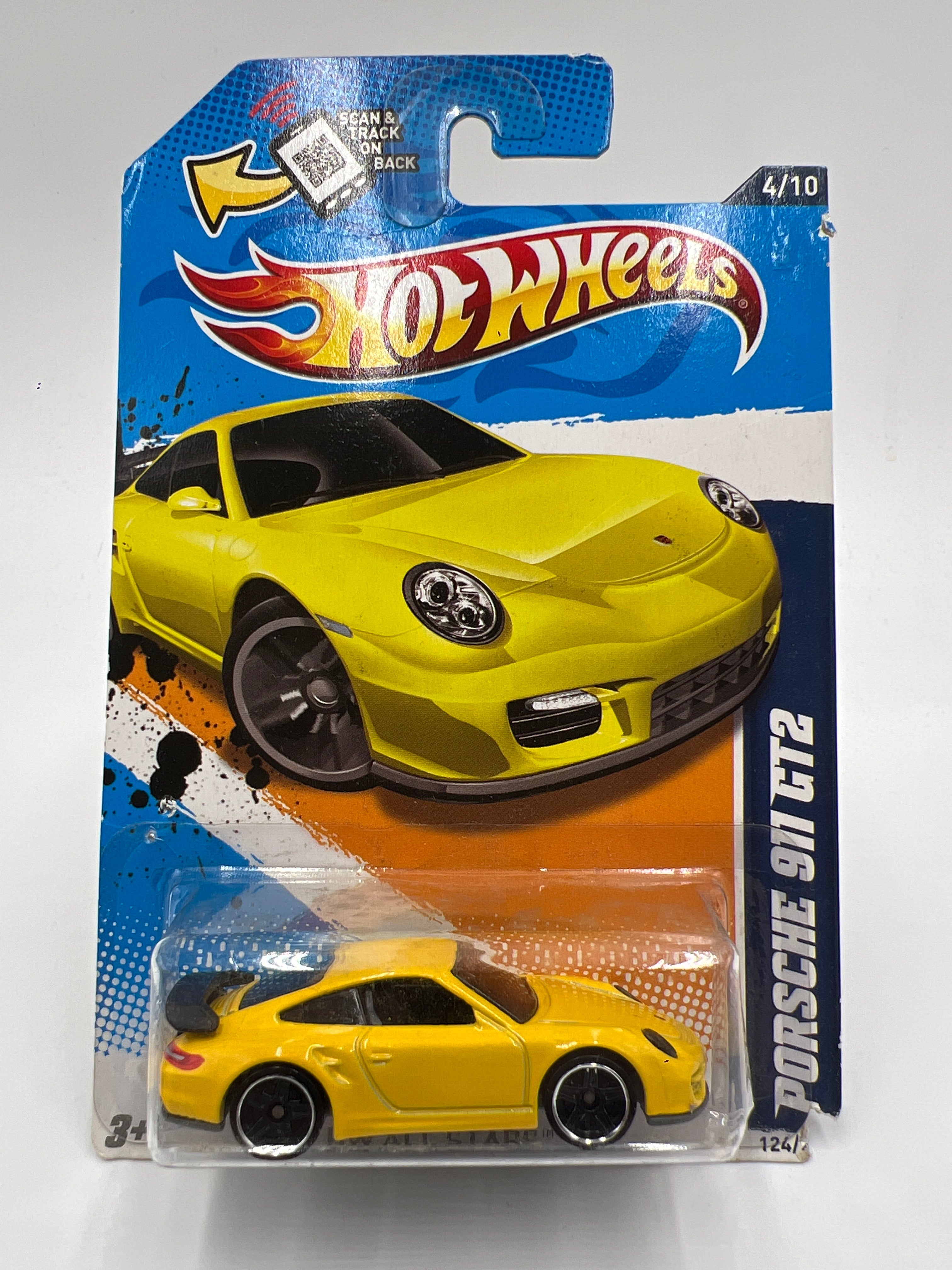 2012 Hot Wheels All Stars #124 Walmart Exclusive Porsche 911 GT2