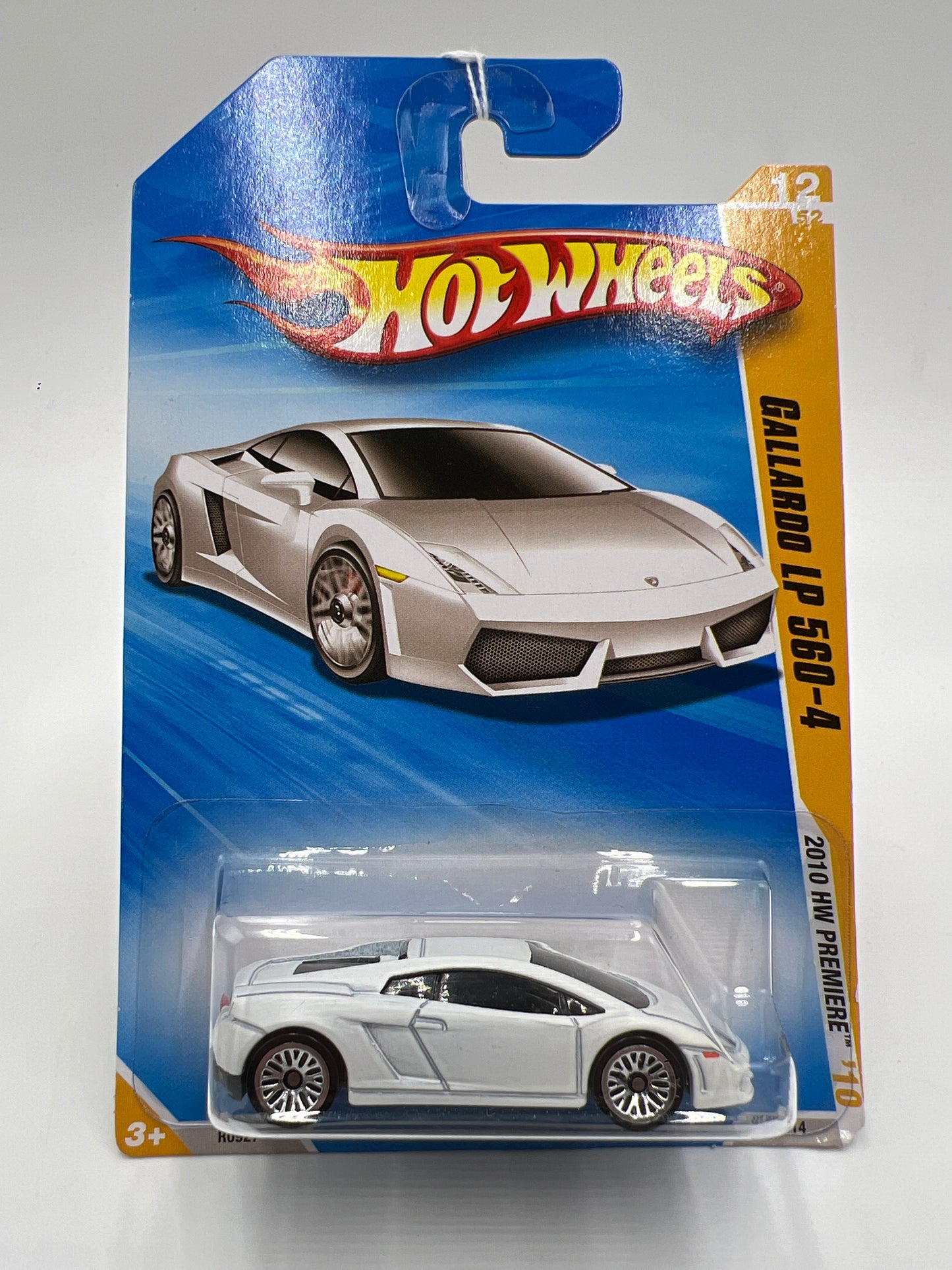 2010 Hot Wheels Premiere #12 Lamborghini Gallardo LP 560-4 White 102A