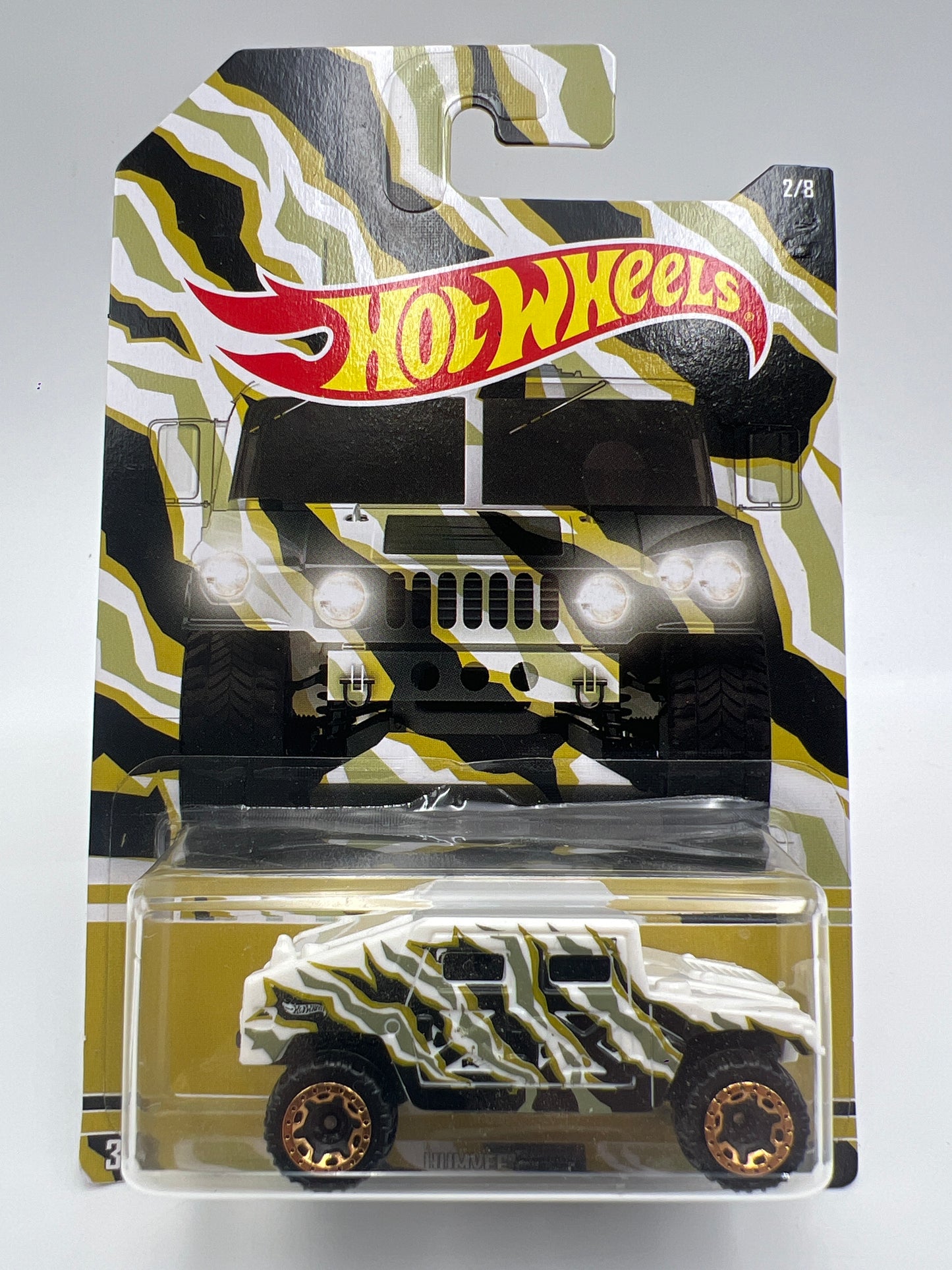 Hot Wheels Camouflage Series #2 Humvee White/Green 161A