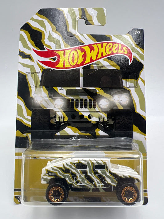 Hot Wheels Camouflage Series #2 Humvee White/Green 161A