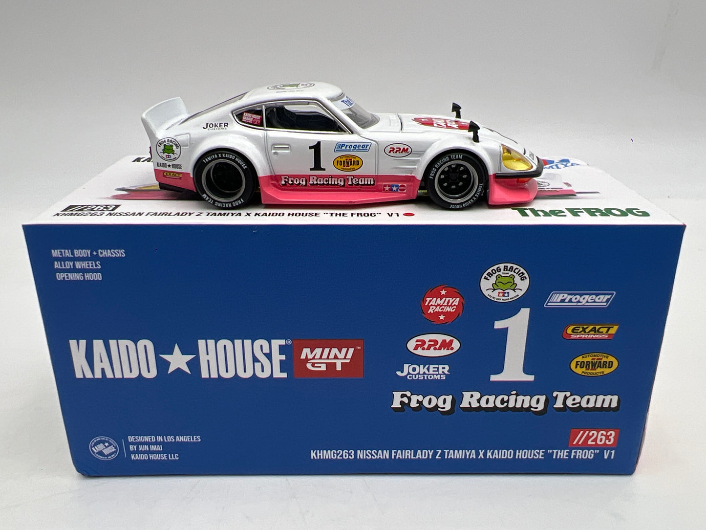 Mini GT Kaido House #263 Nissan Fairlady Z Tamiya X Kaido House The Frog V1